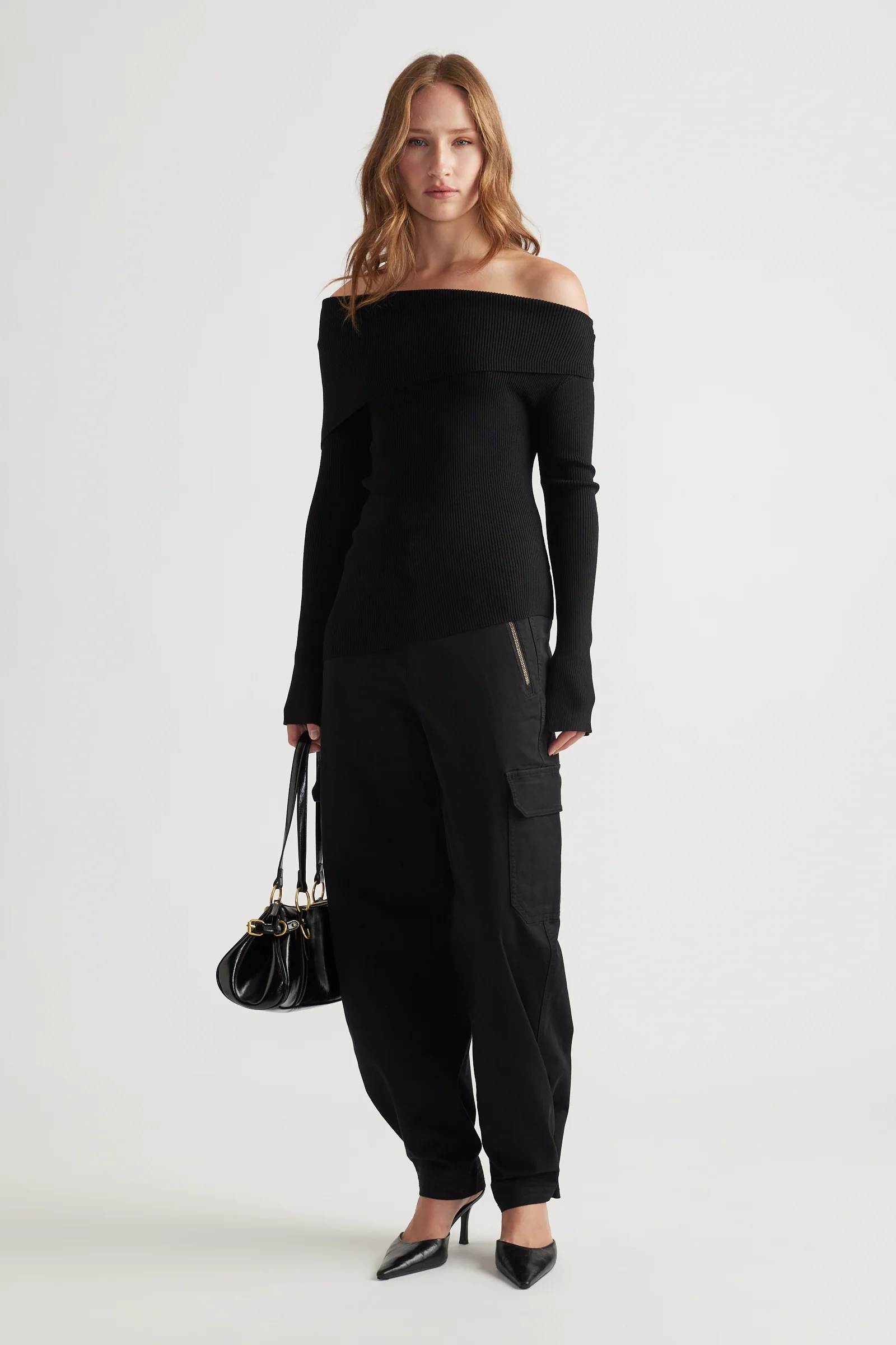Mariah Off Shoulder Knit Top