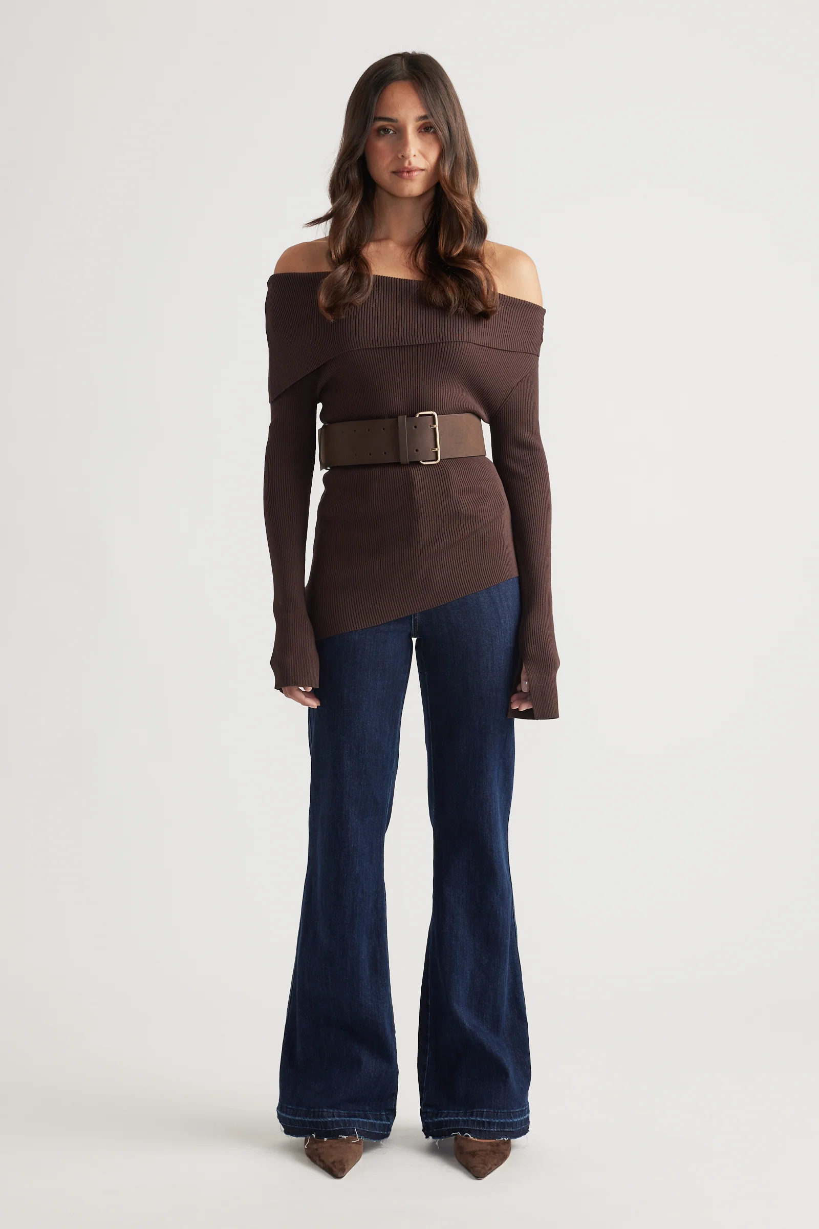 Mariah Off Shoulder Knit Top