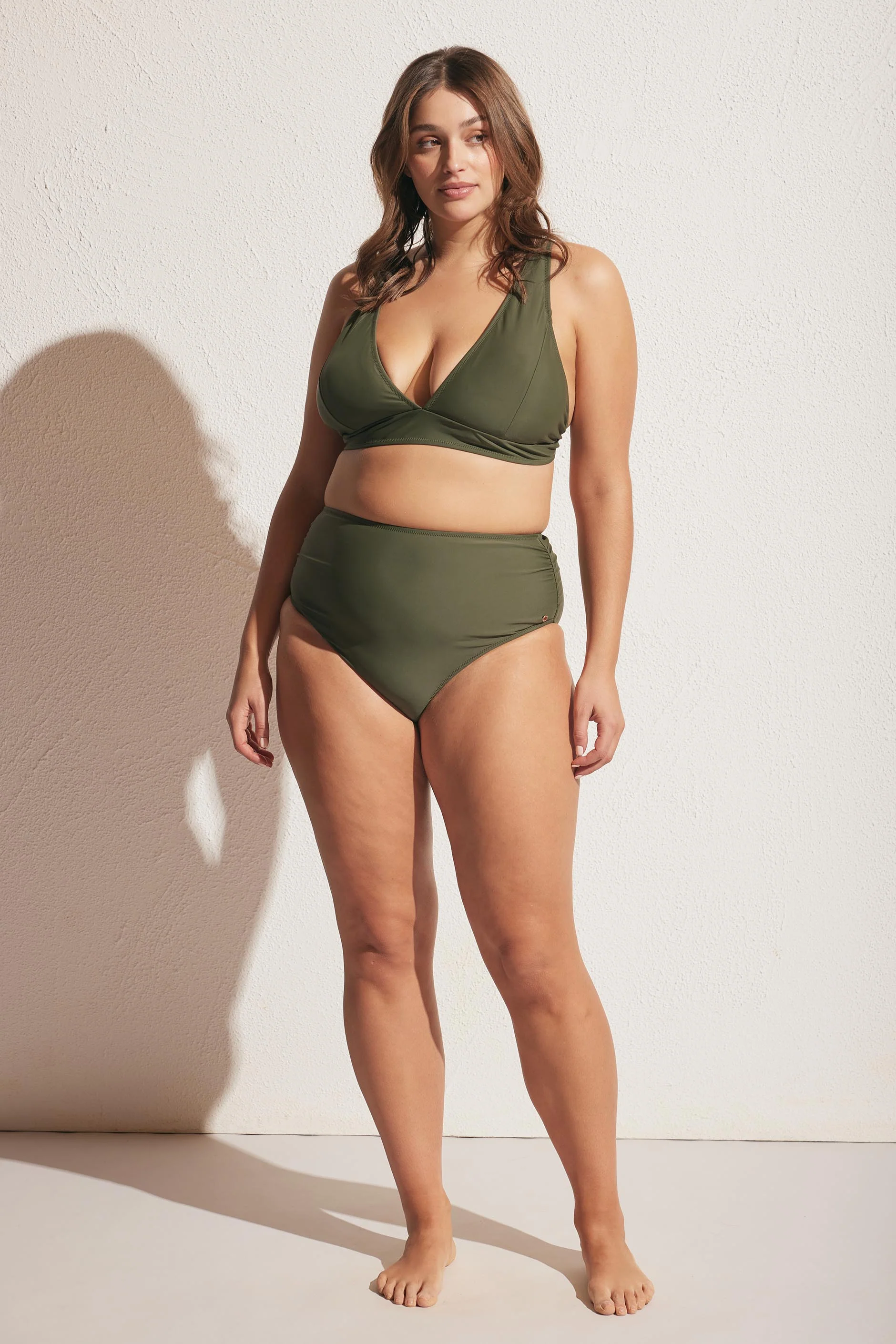 Matte Gathered Bikini Bottom - Image 4