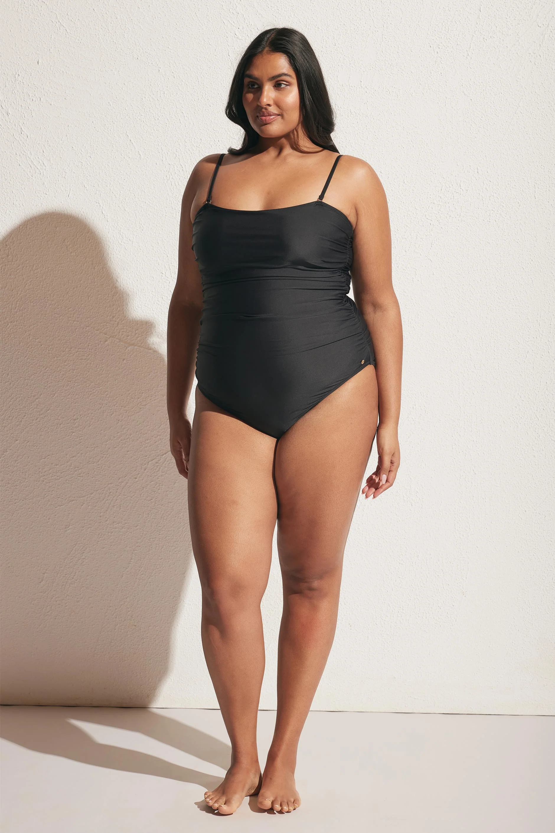 Matte Ruched One Piece
