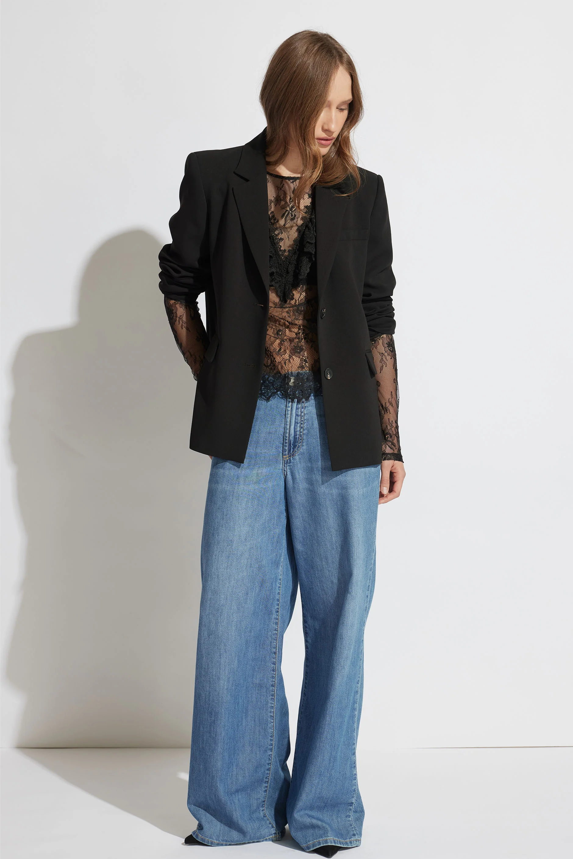 Megan Ruffle Lace Top - Image 6