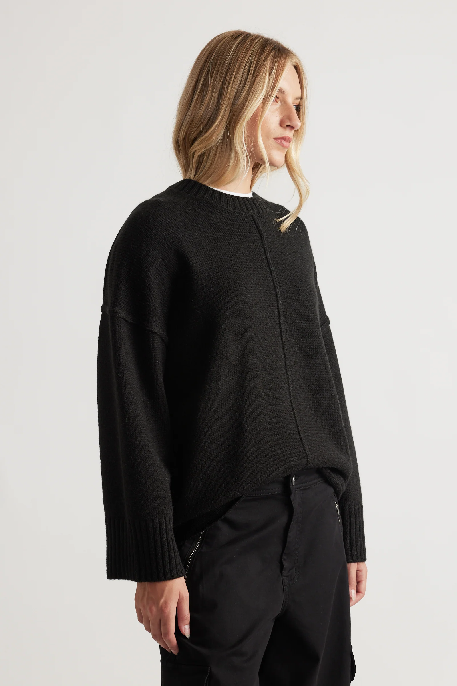 Milena Seam Detail Knit Jumper - Image 2