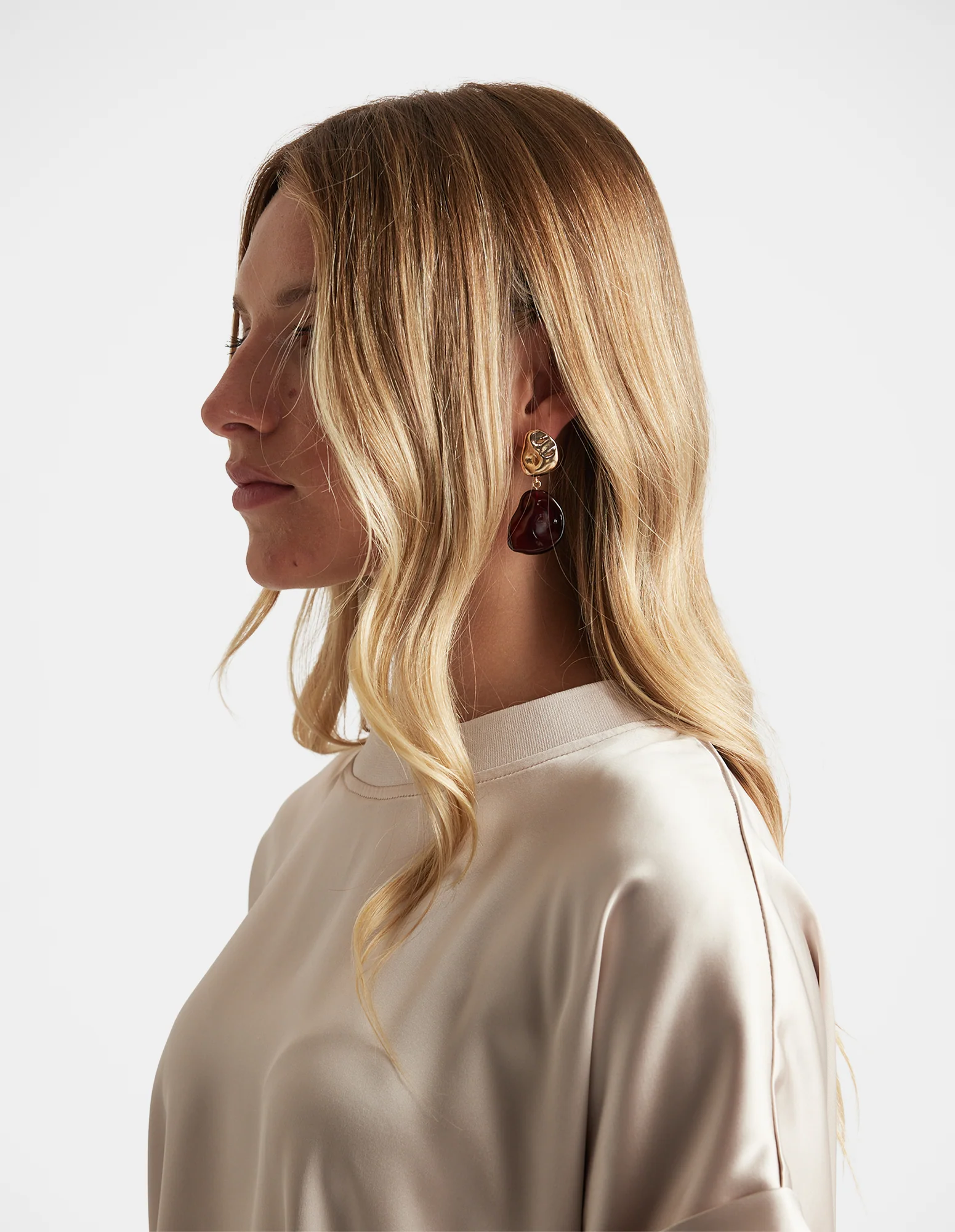 Millie Stone Teardrop Earring - Image 2