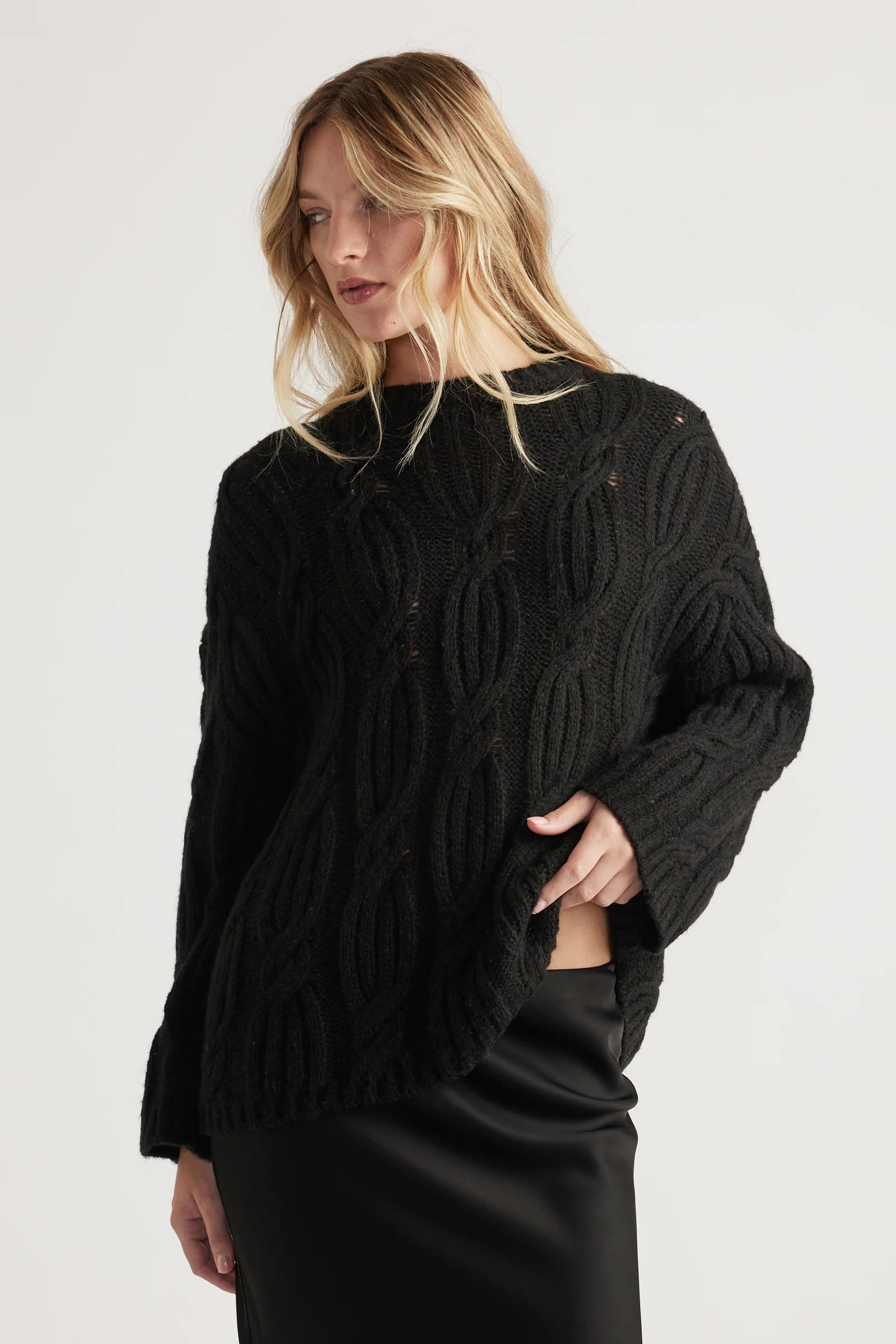 Miranda Cable Knit Jumper - Image 2