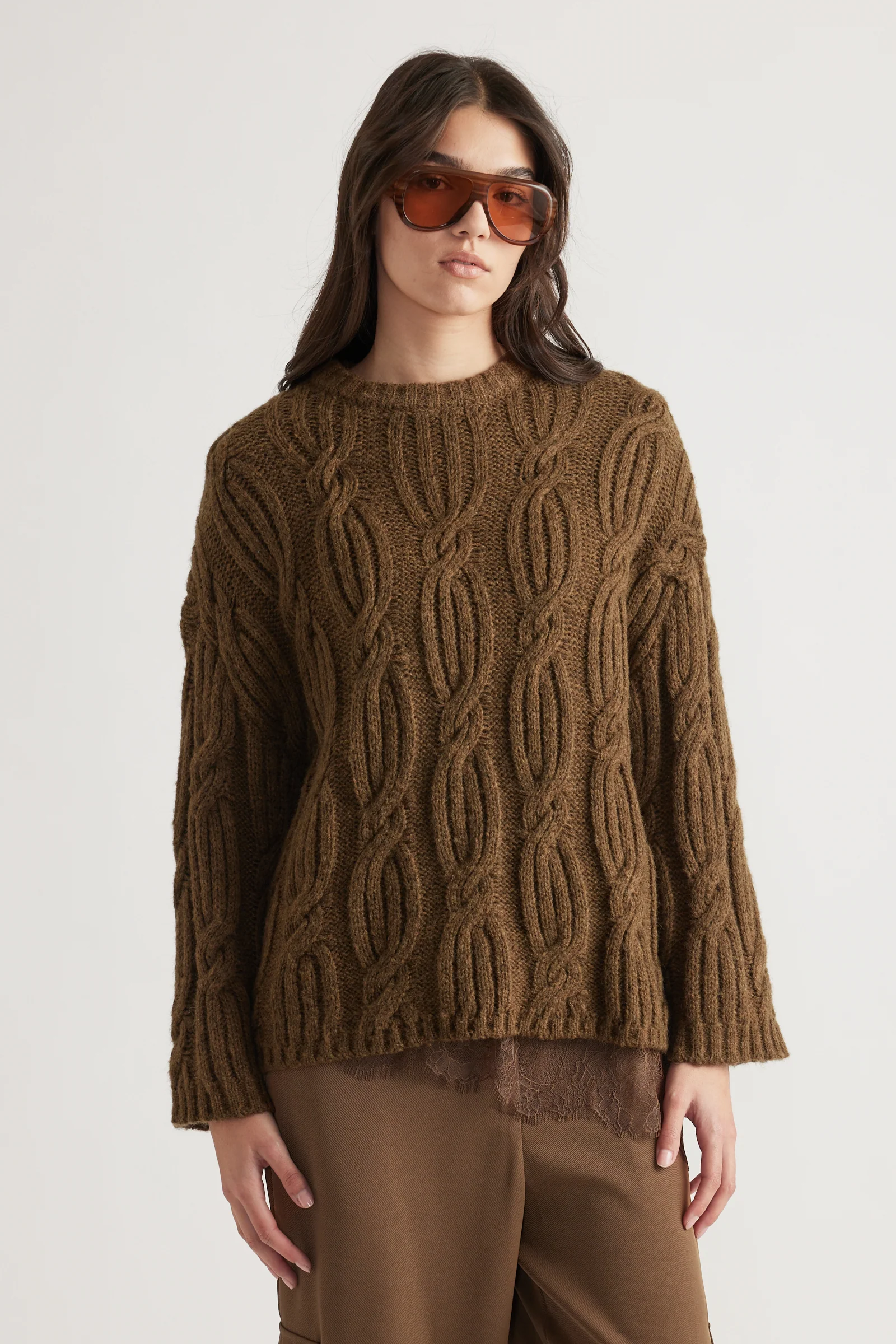 Miranda Cable Knit Jumper