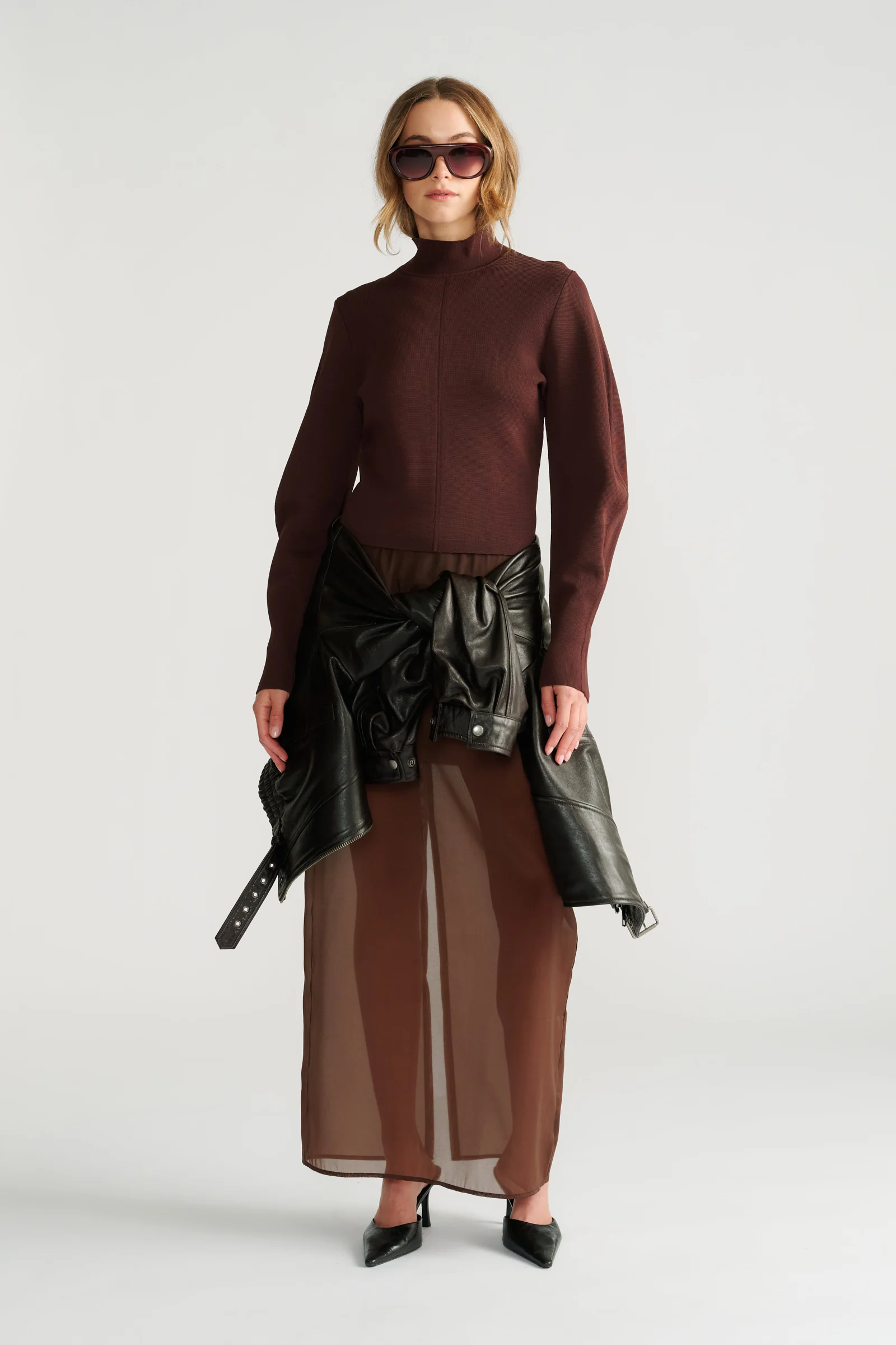 Naomi High Neck Jumper