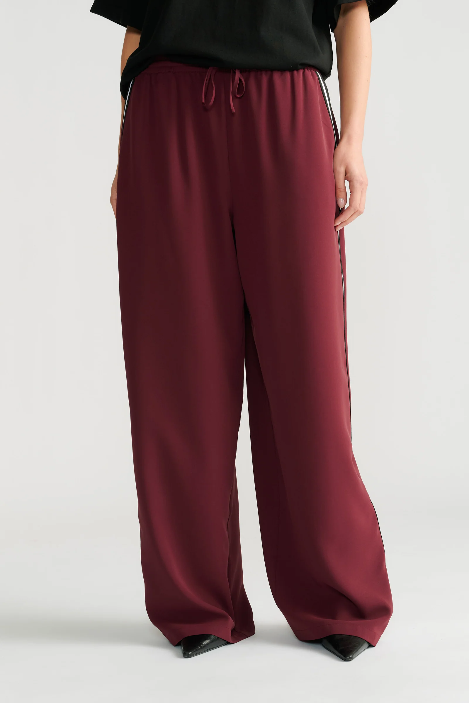 Nelly Side Stripe Twill Pant - Image 2