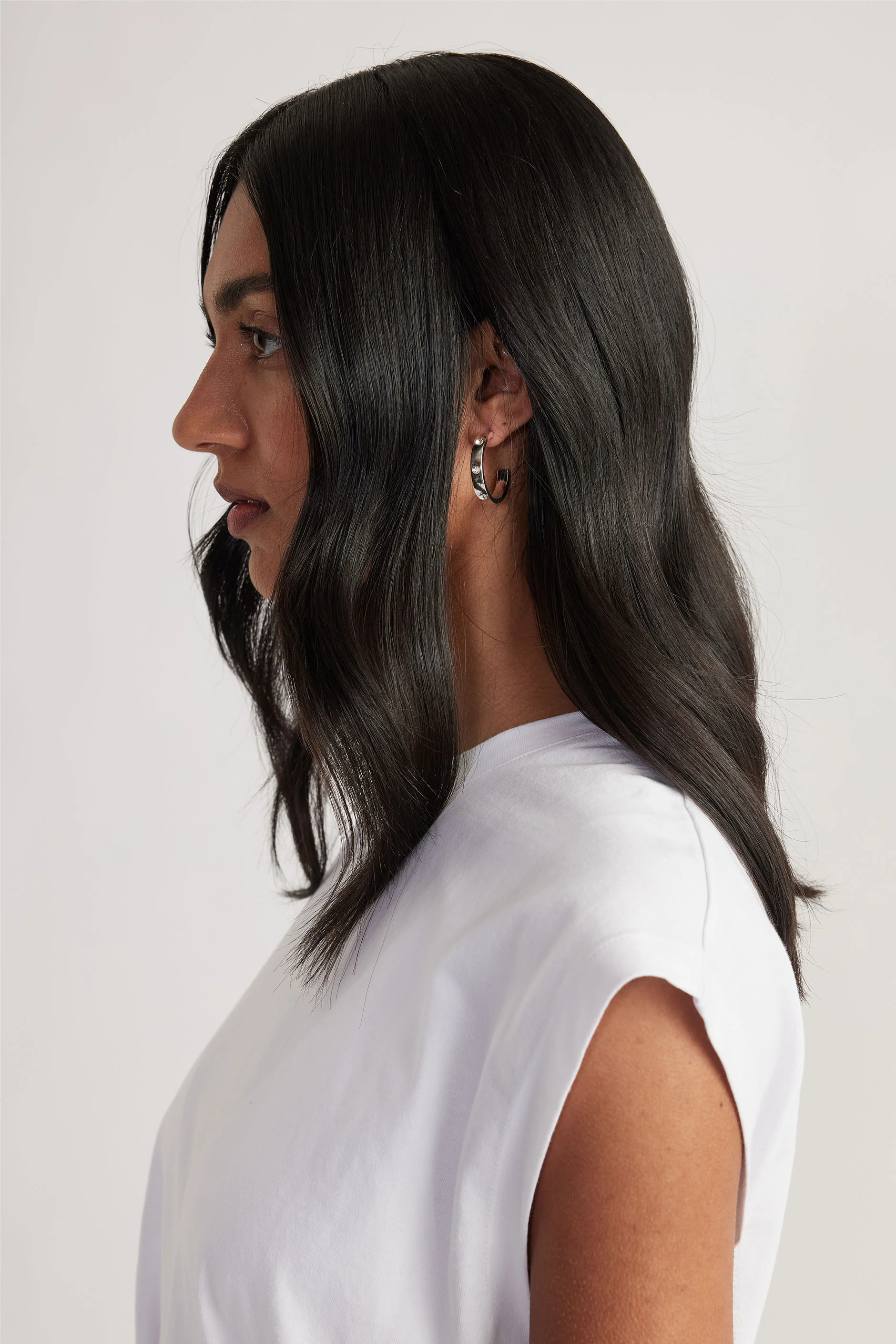 Penelope Diamante Hoops - Image 3