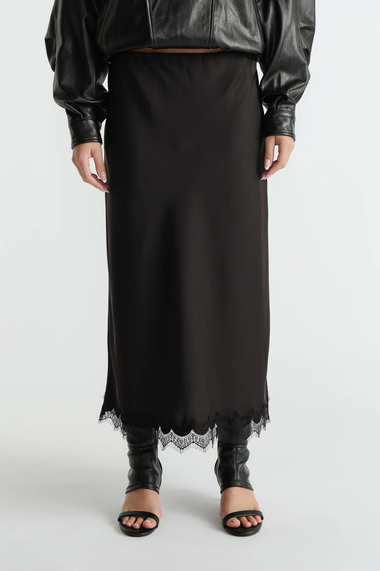Penny Lace Trim Maxi Skirt - Image 2