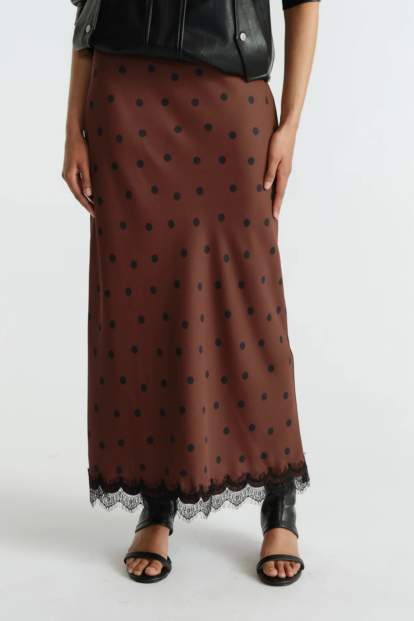 Penny Lace Trim Maxi Skirt - Image 2