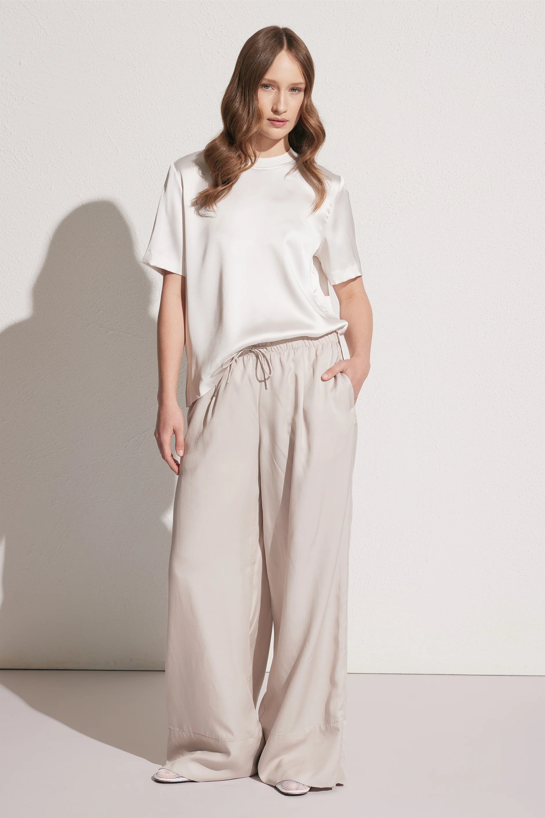 Phoebe Satin Tee
