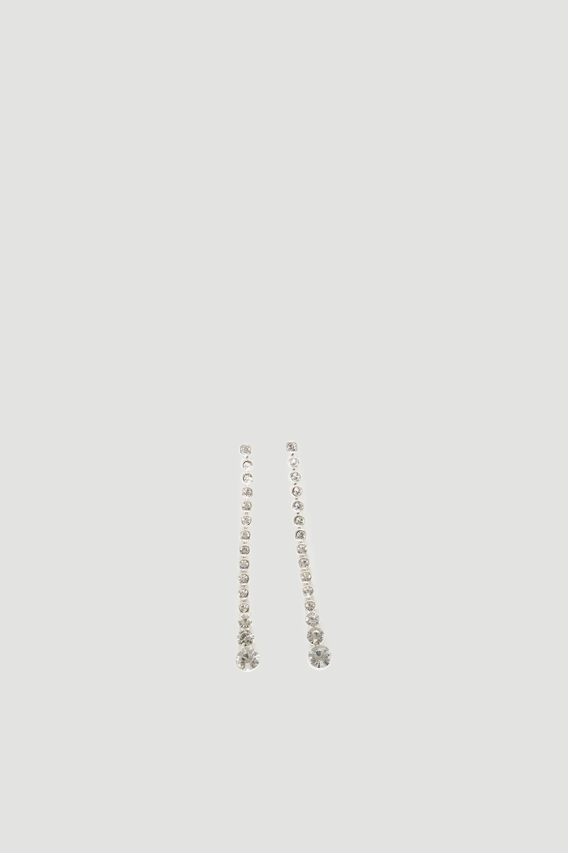Poppy Diamante Line Earrings