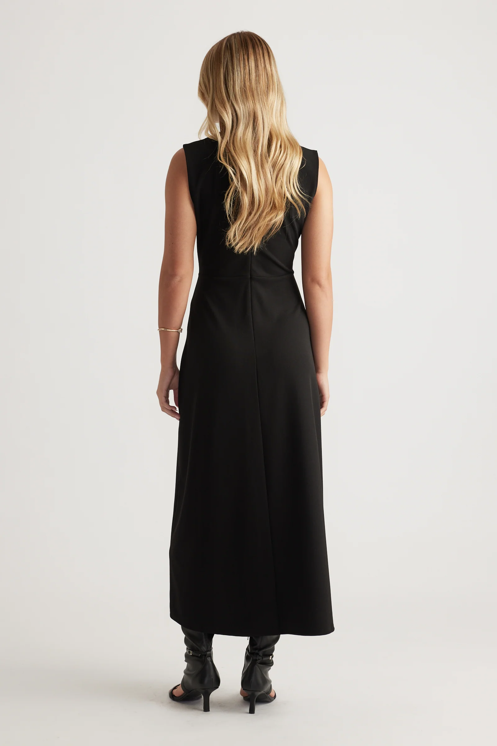 Rachel Ruched Front Midi Dress - Image 3