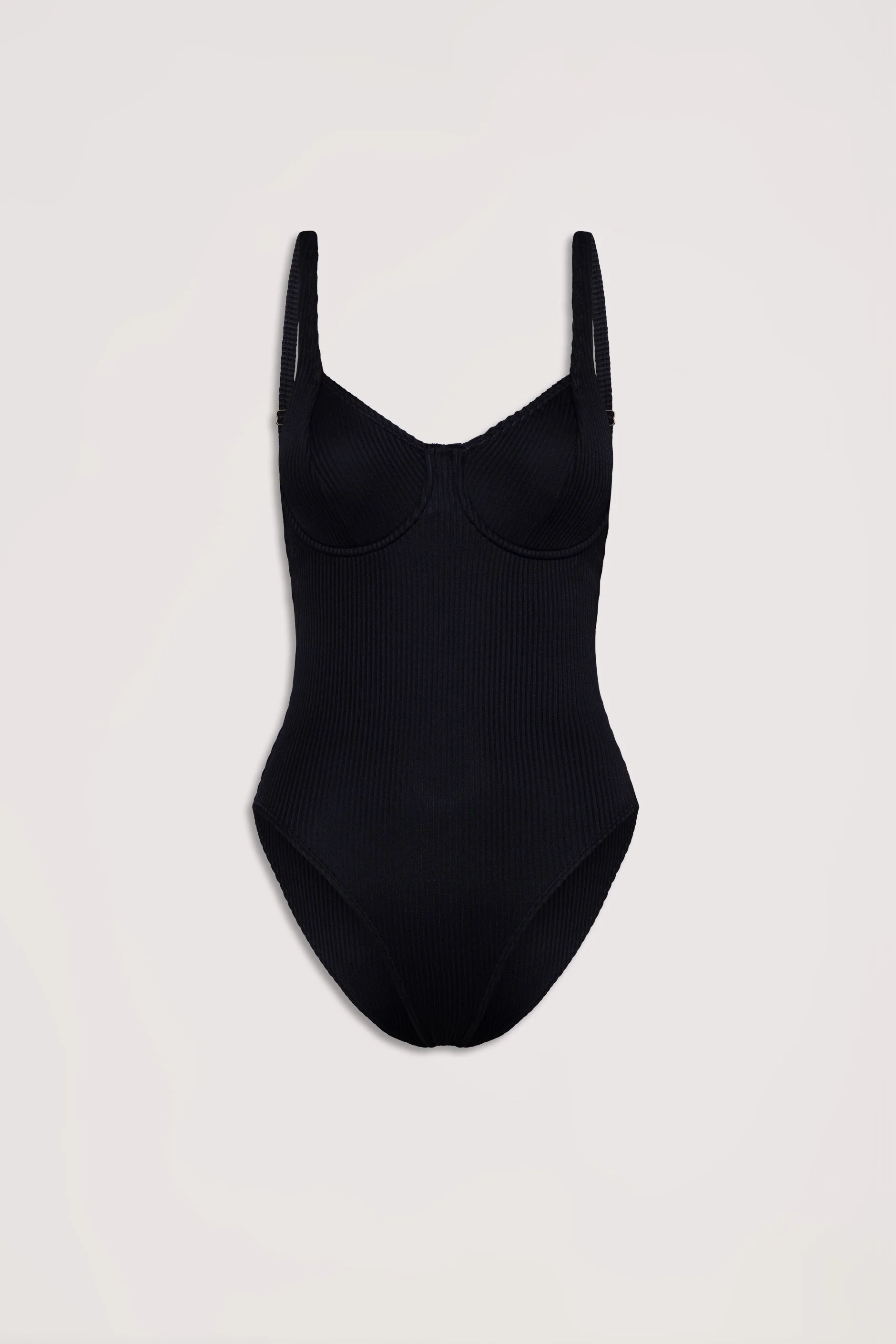 Rib Underwire One Piece - Image 6