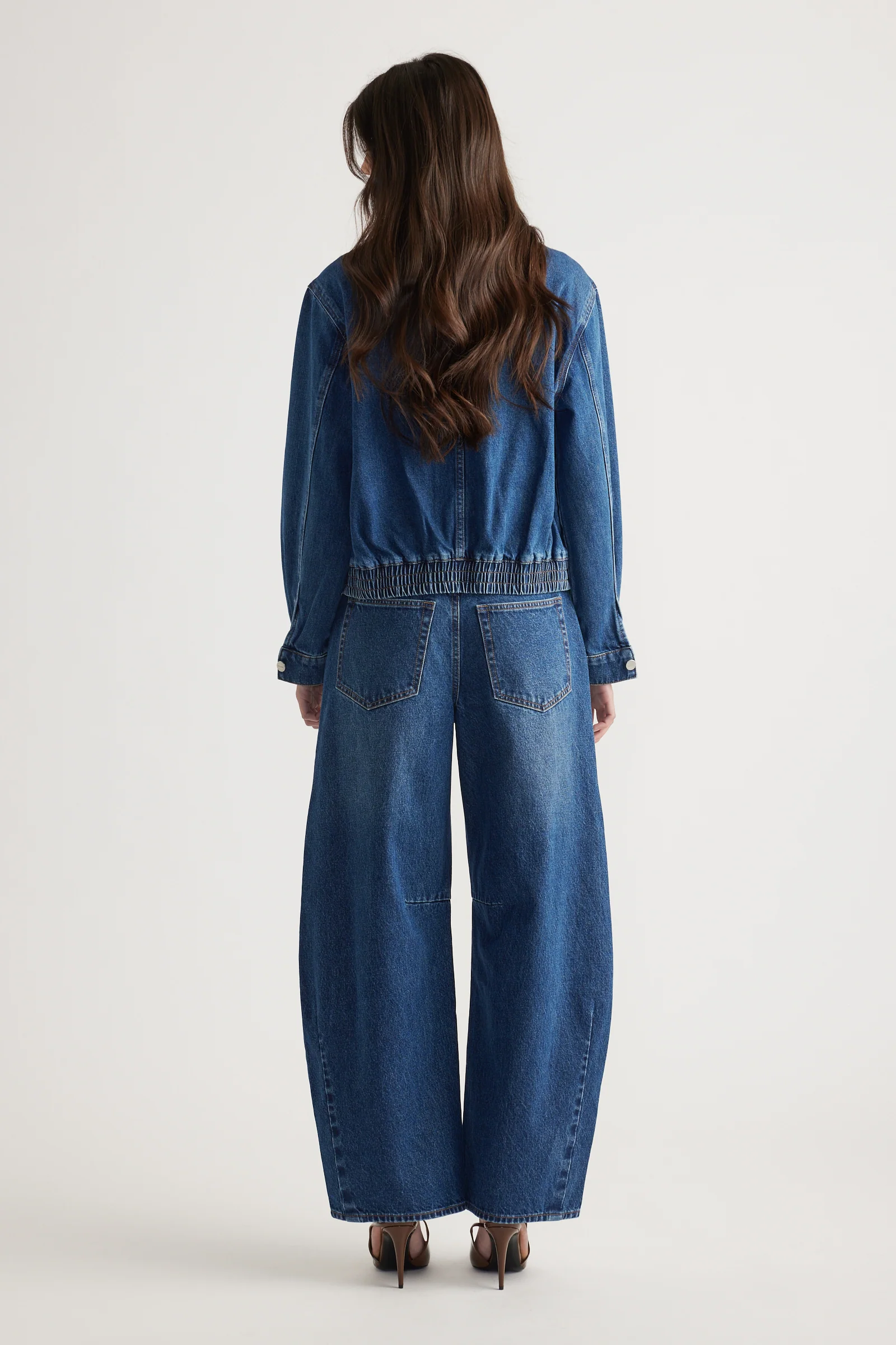 Romi Contrast Denim Jacket - Image 3