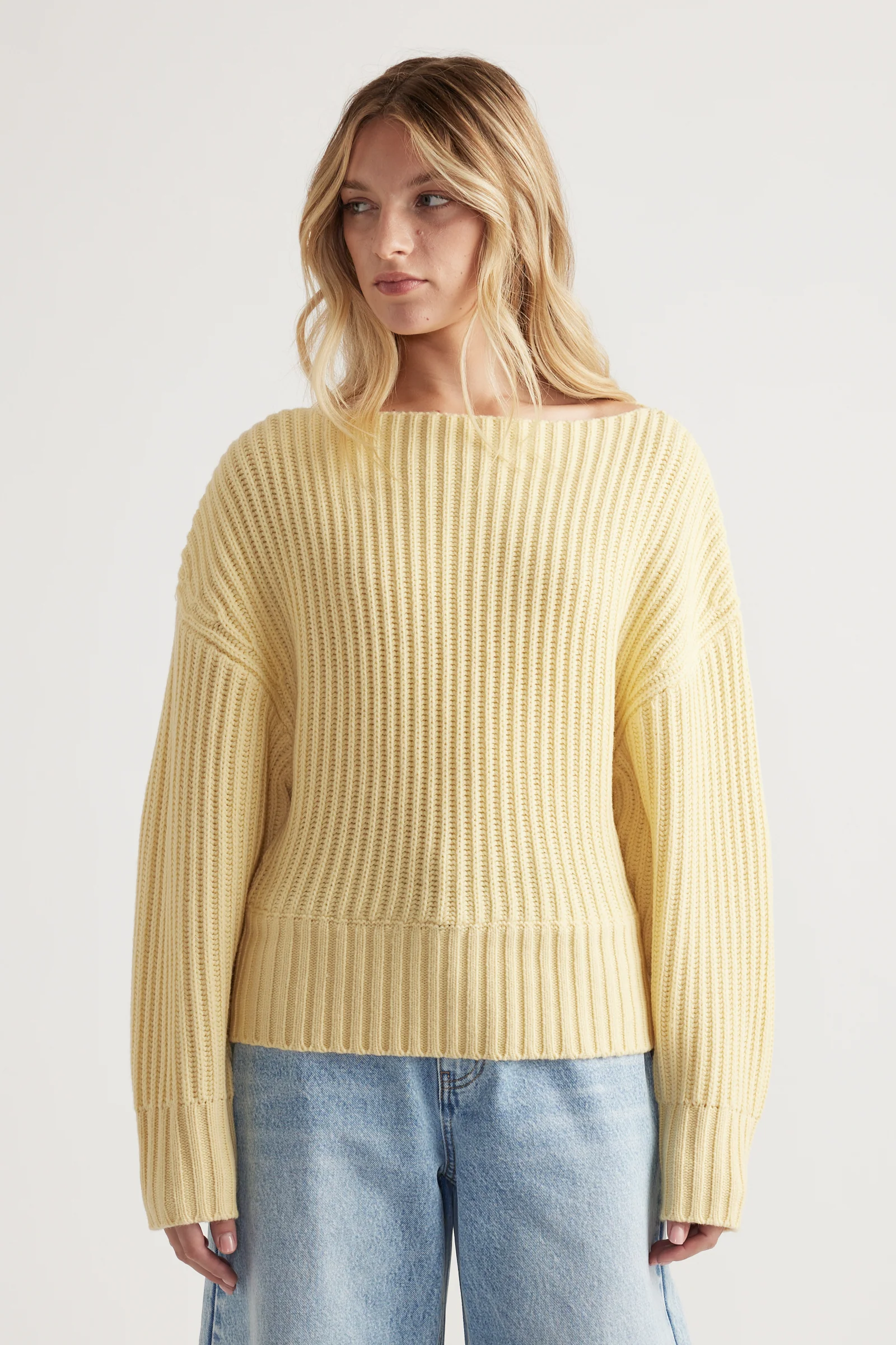 Rose Drop Shoulder Knit Jumper - Image 2