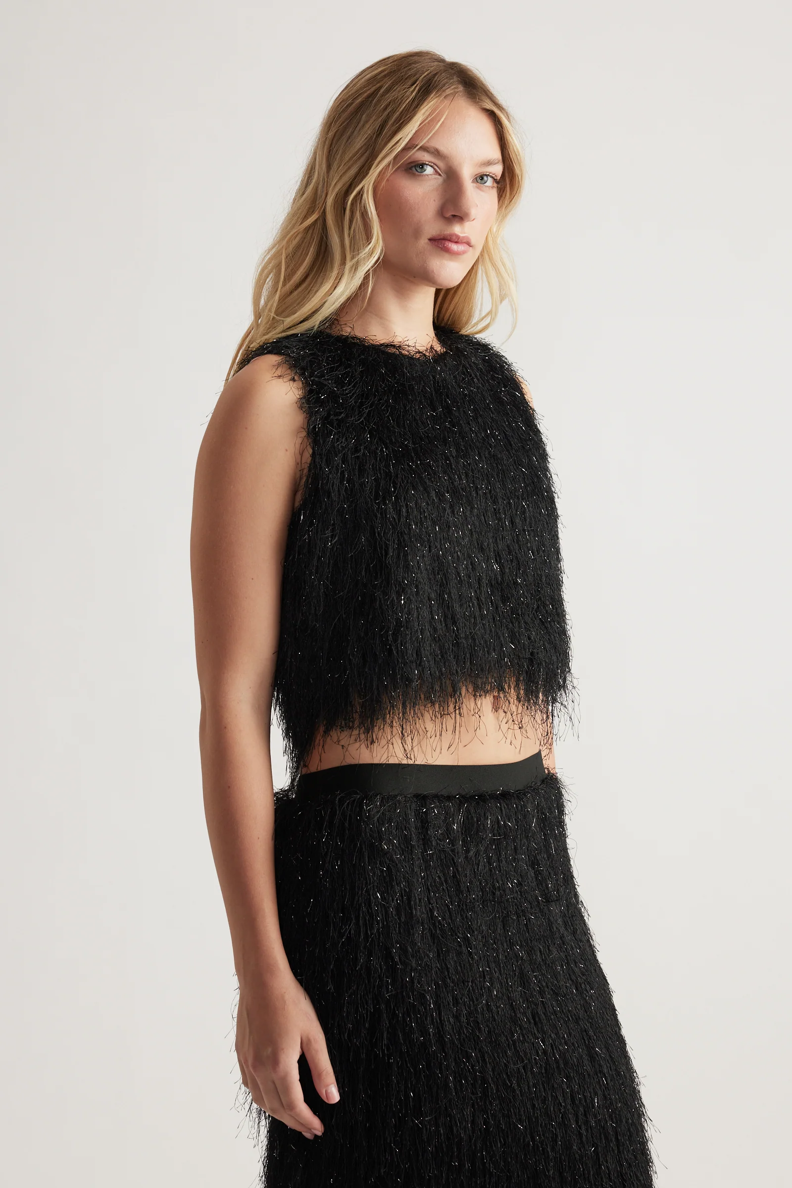 Rue Lurex Fringed Shell Top - Image 2