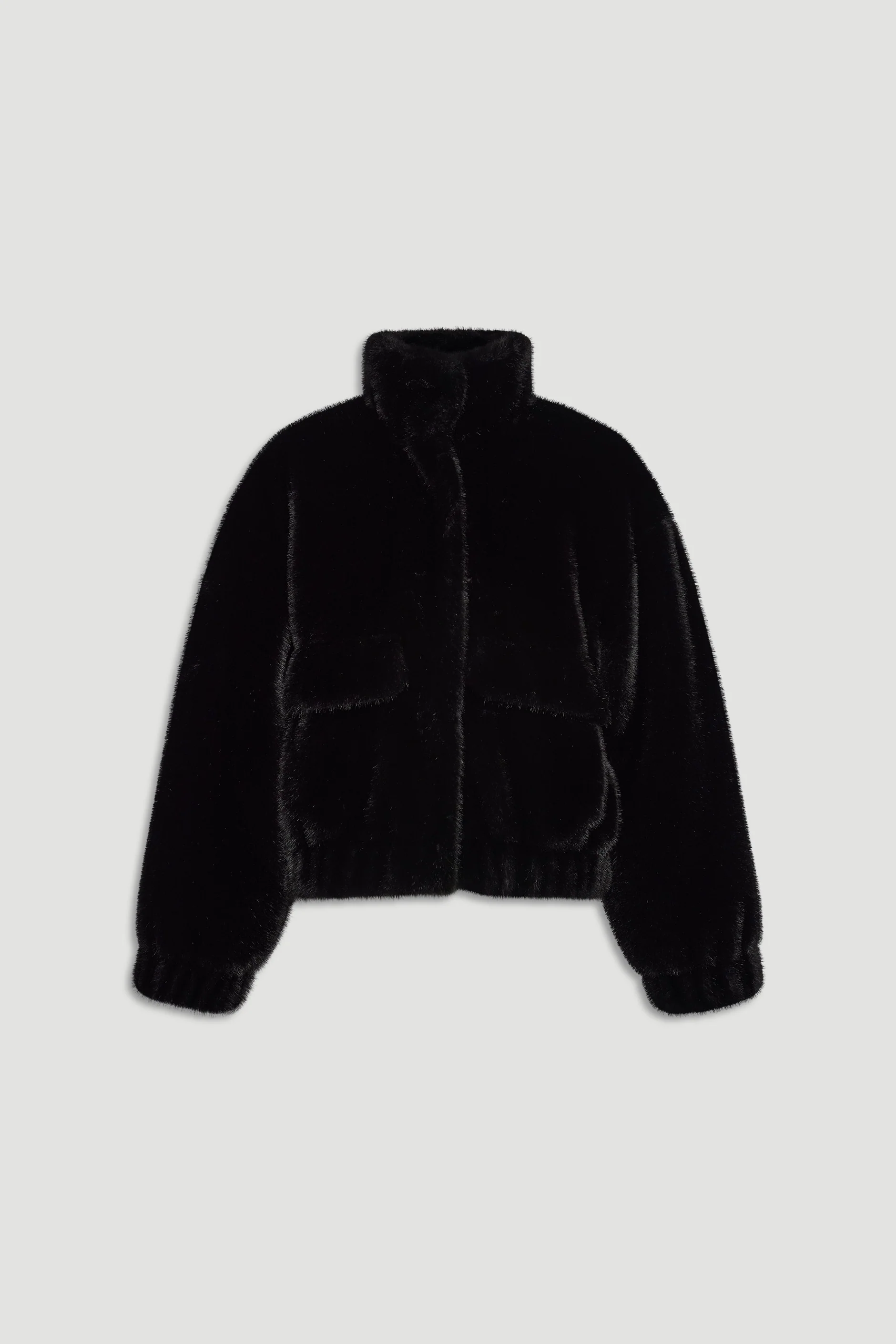 Saylor Faux Fur Bomber Jacket - Image 4