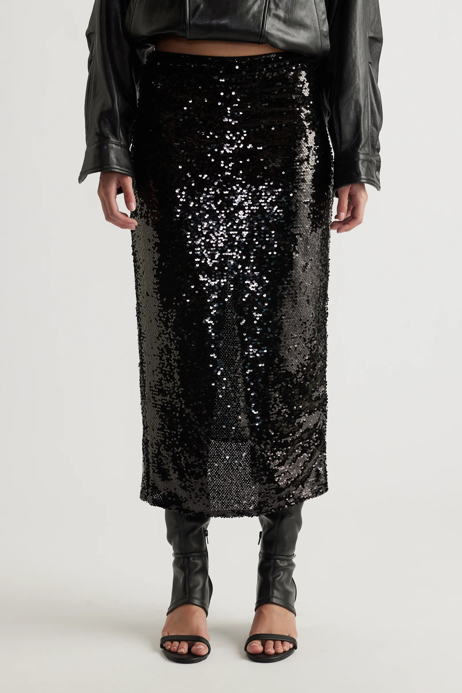 Selena Sequin Maxi Skirt - Image 2