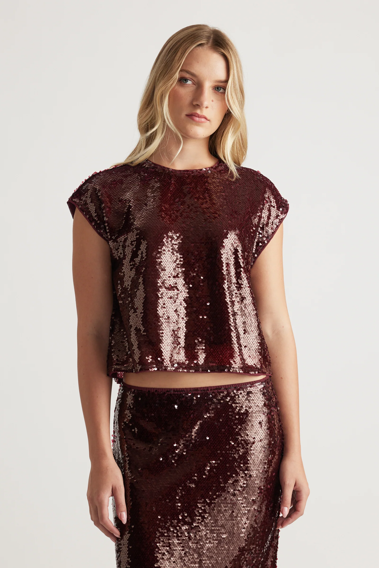Selena Sequin Shell Top - Image 2