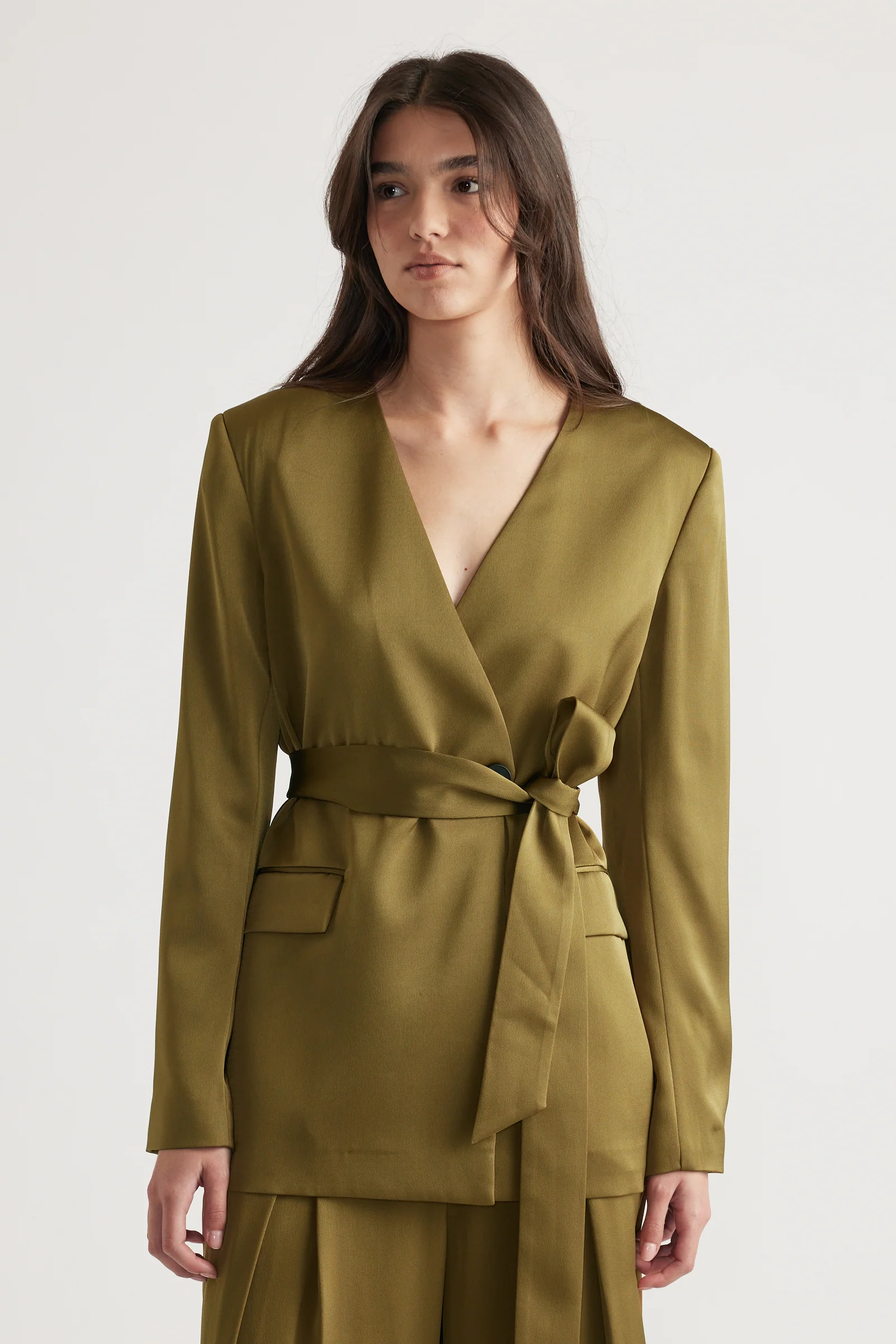 Sidney Satin Blazer
