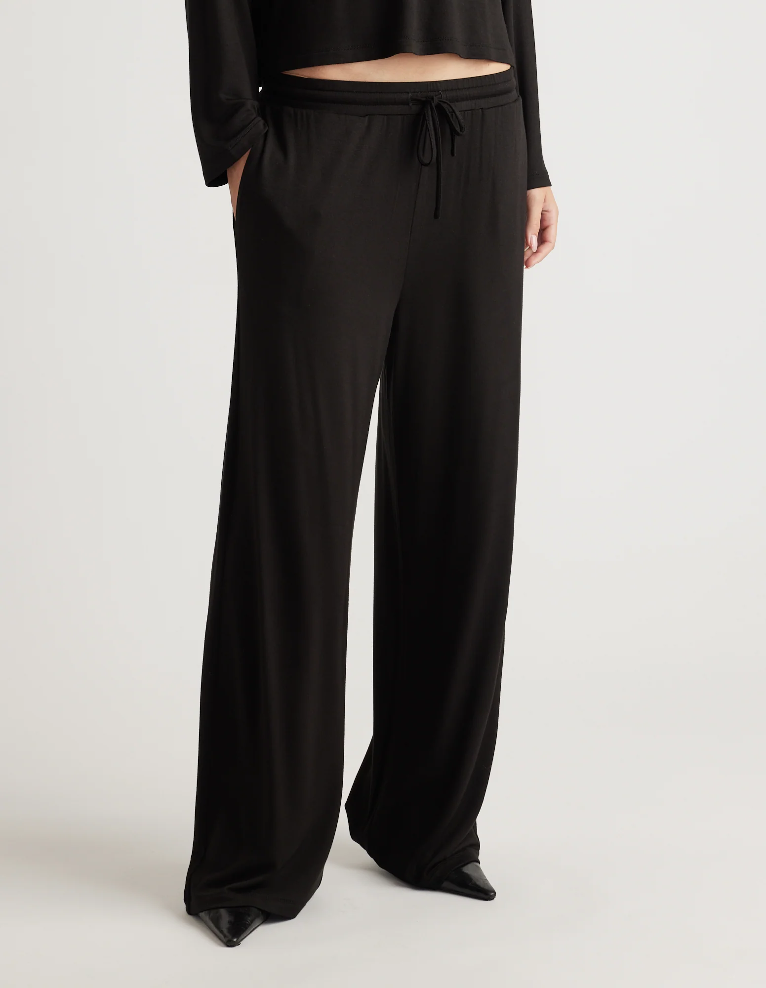 Sleep Jersey Wide Leg Pant - Image 2