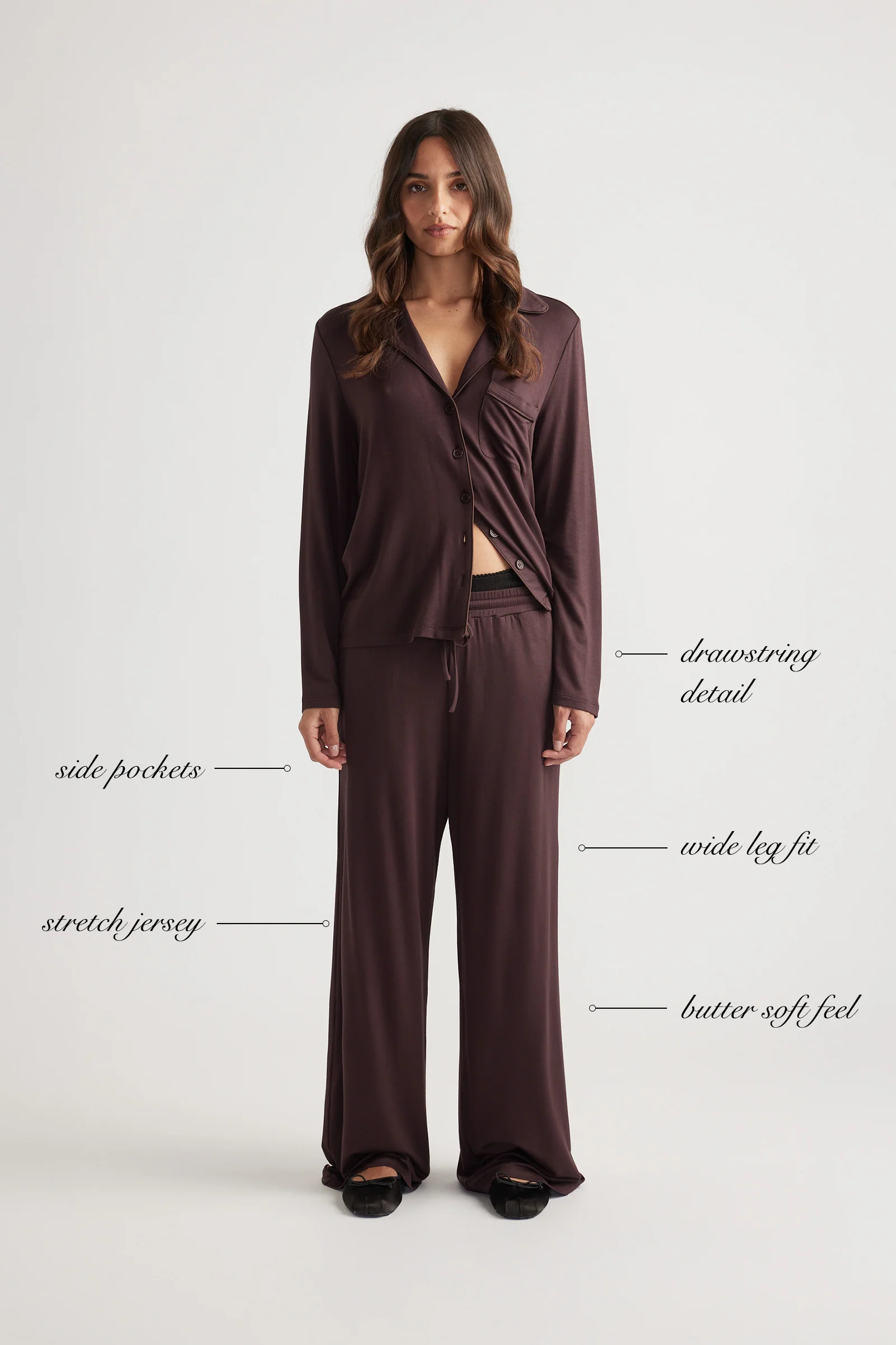 Sleep Jersey Wide Leg Pant - Image 5