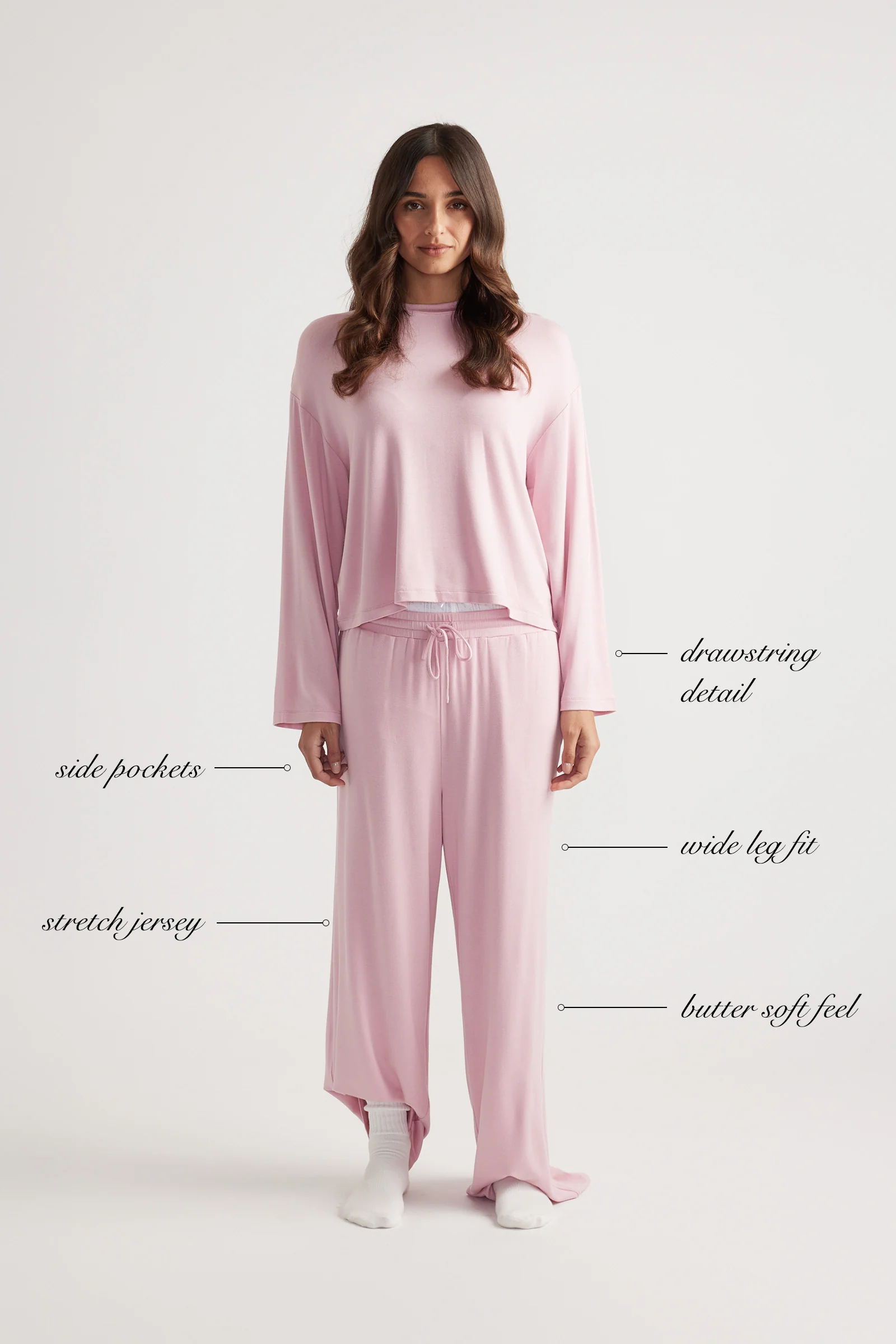 Sleep Jersey Wide Leg Pant - Image 5