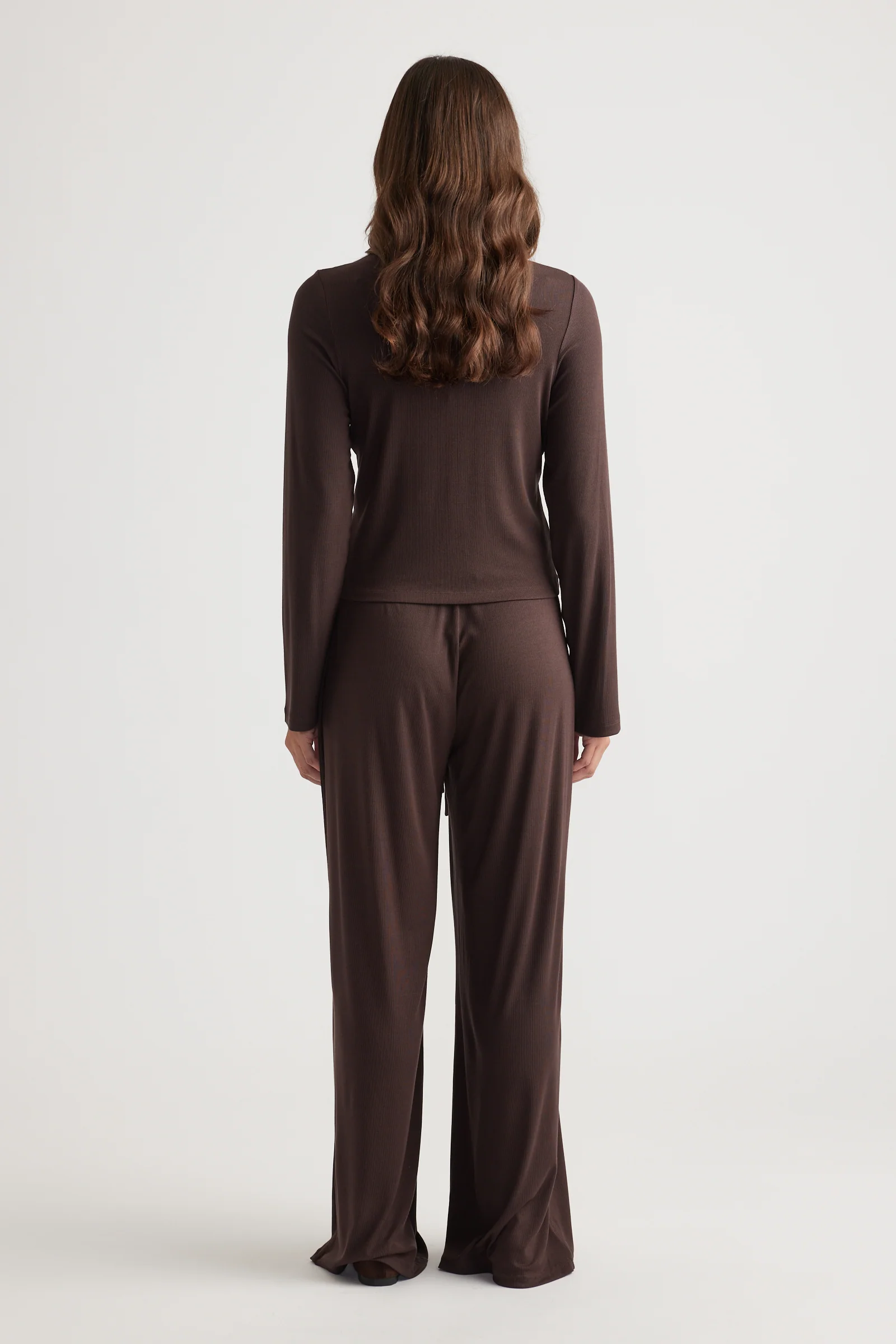 Sleep Long Sleeve Ribbed Top - Image 3