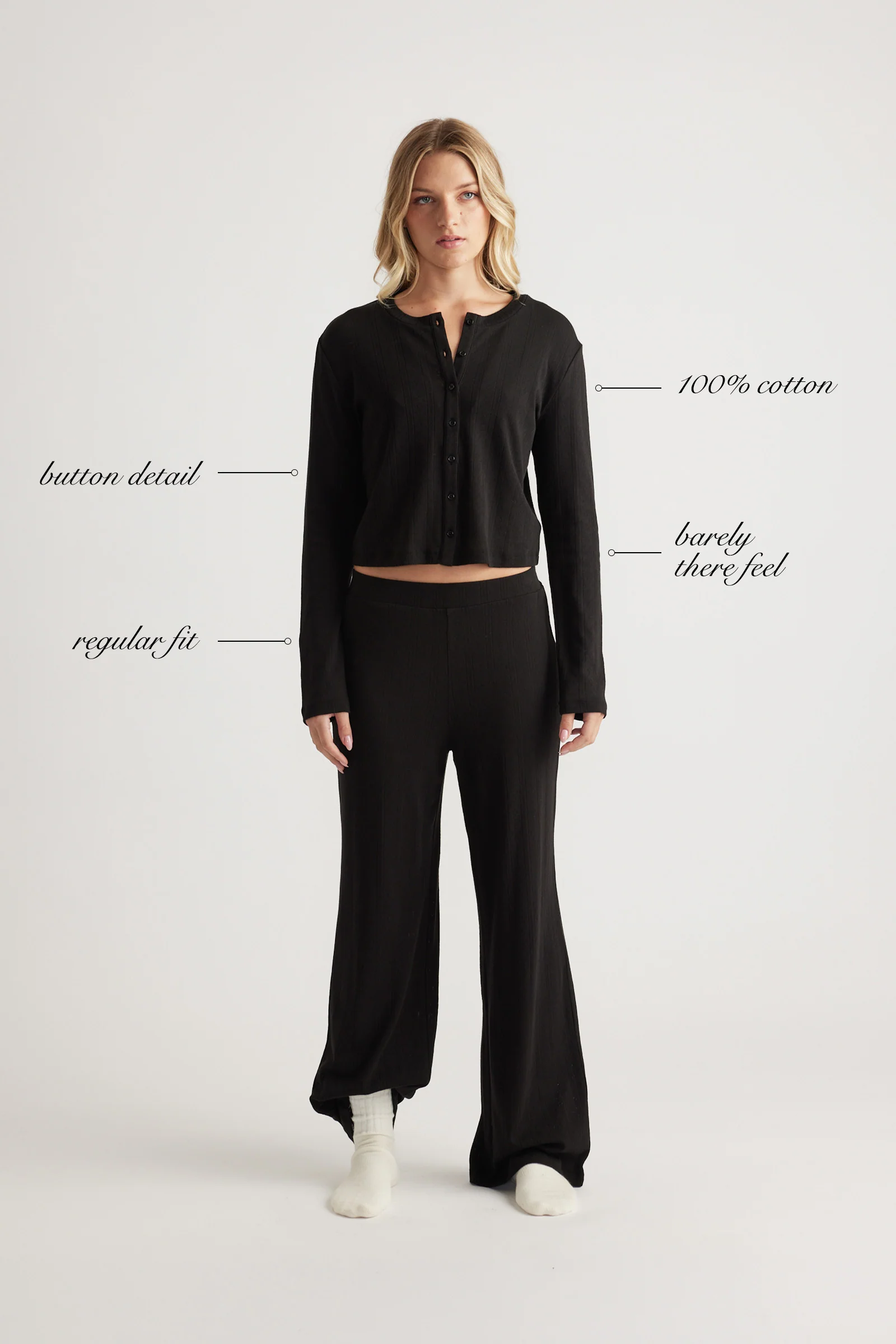 Sleep Pointelle Top - Image 5