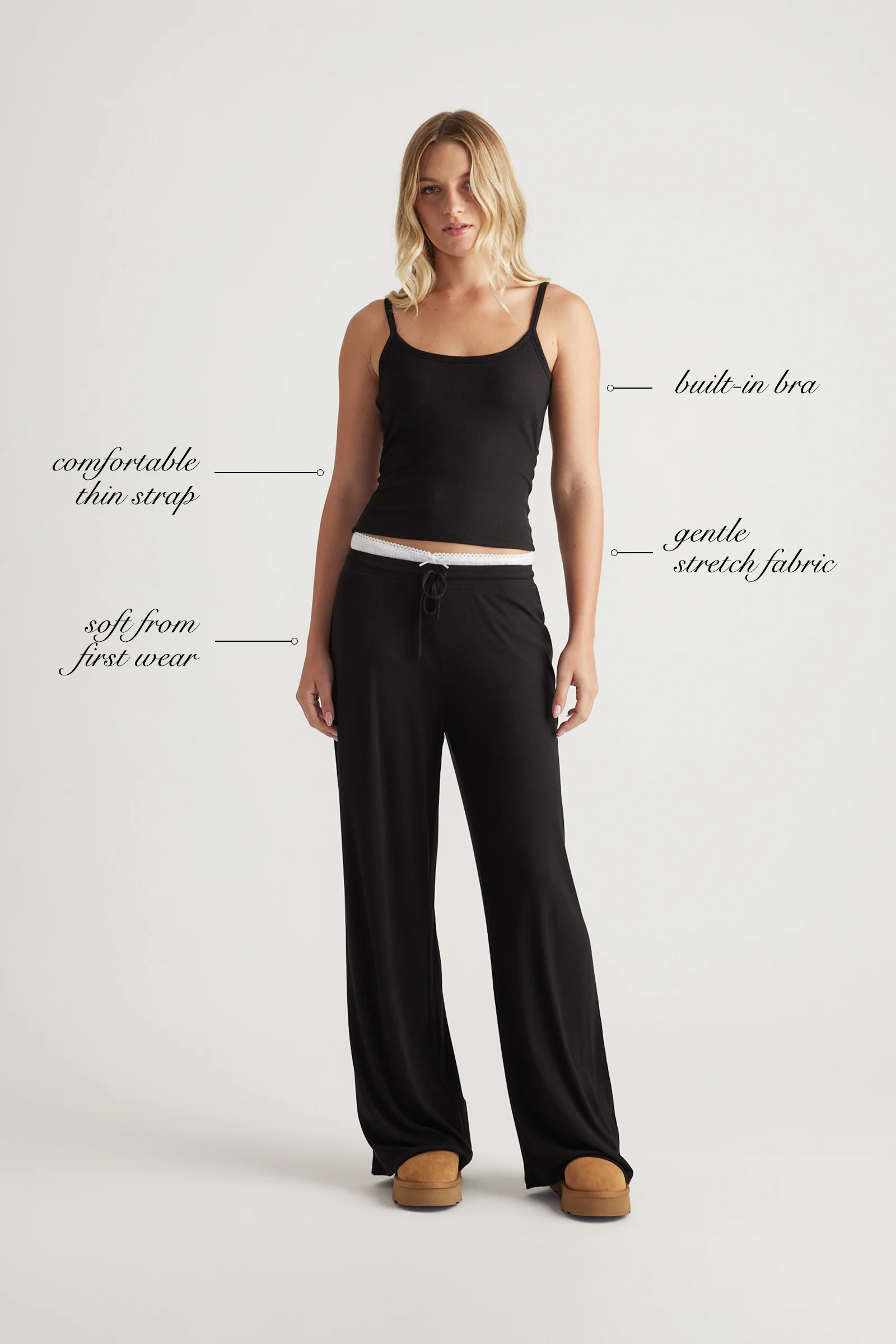 Sleep Ribbed Cami Top - Image 5