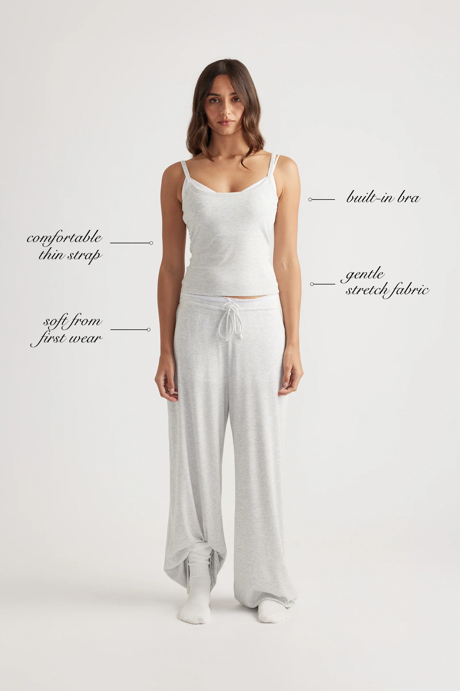 Sleep Ribbed Cami Top - Image 5