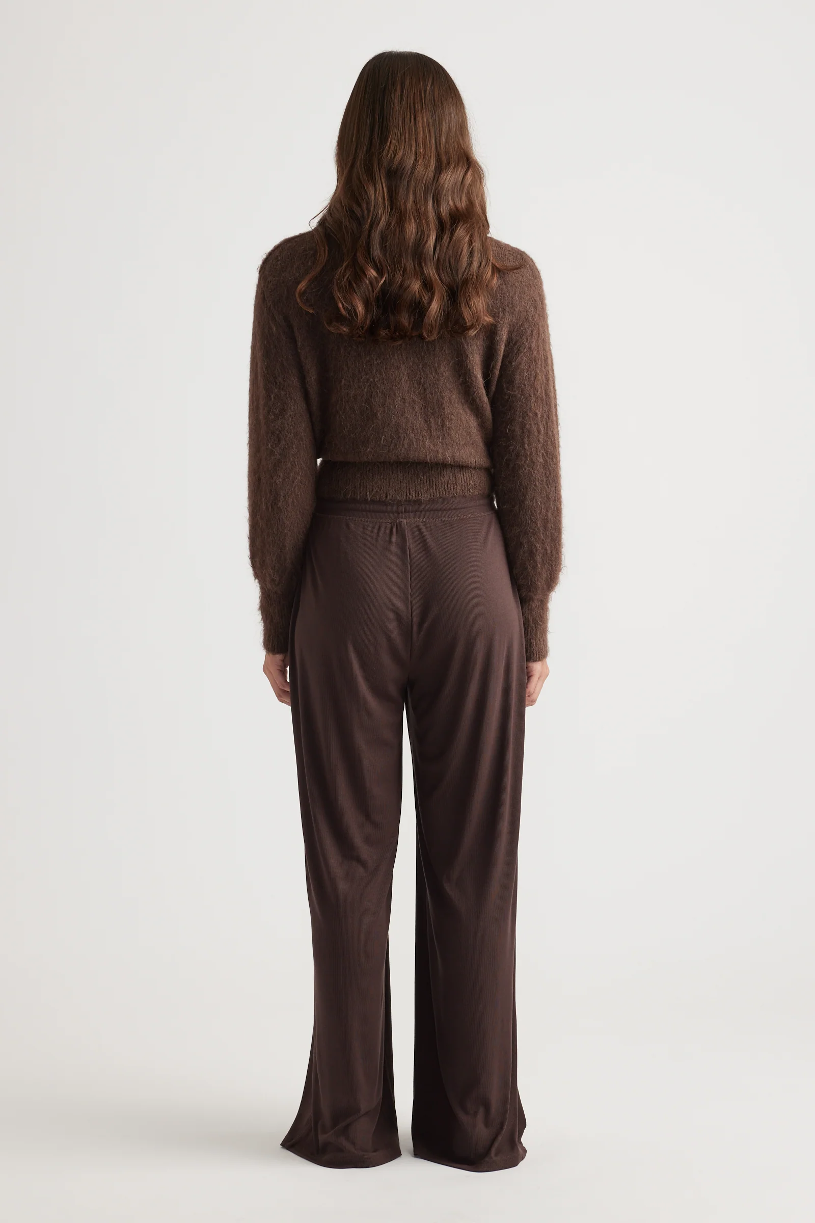 Sleep Ribbed Wide Leg Pants - Image 3
