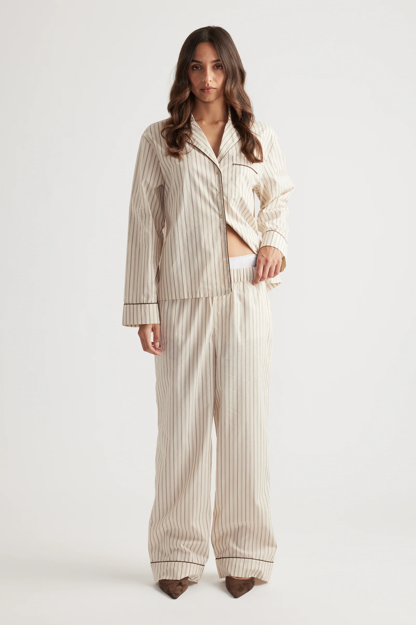 Sleep Woven Long Sleeve Shirt