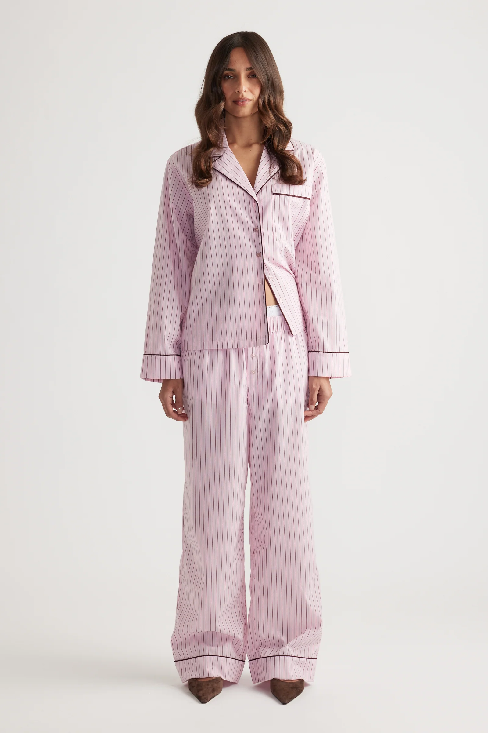 Sleep Woven Wide Leg Pants