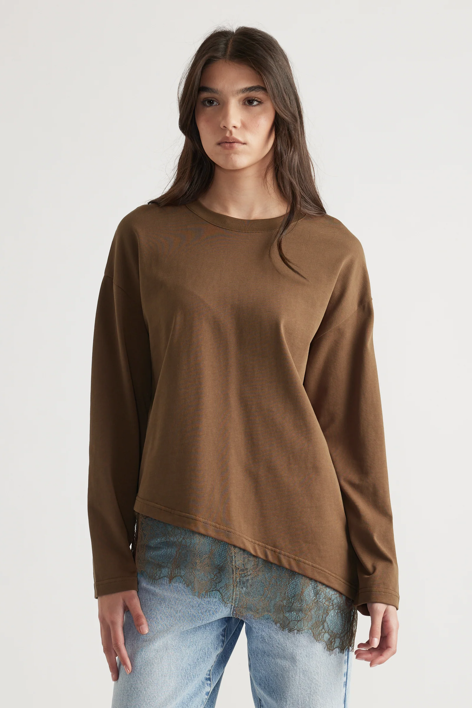 Sofia Lace Trim Long Sleeve - Image 2