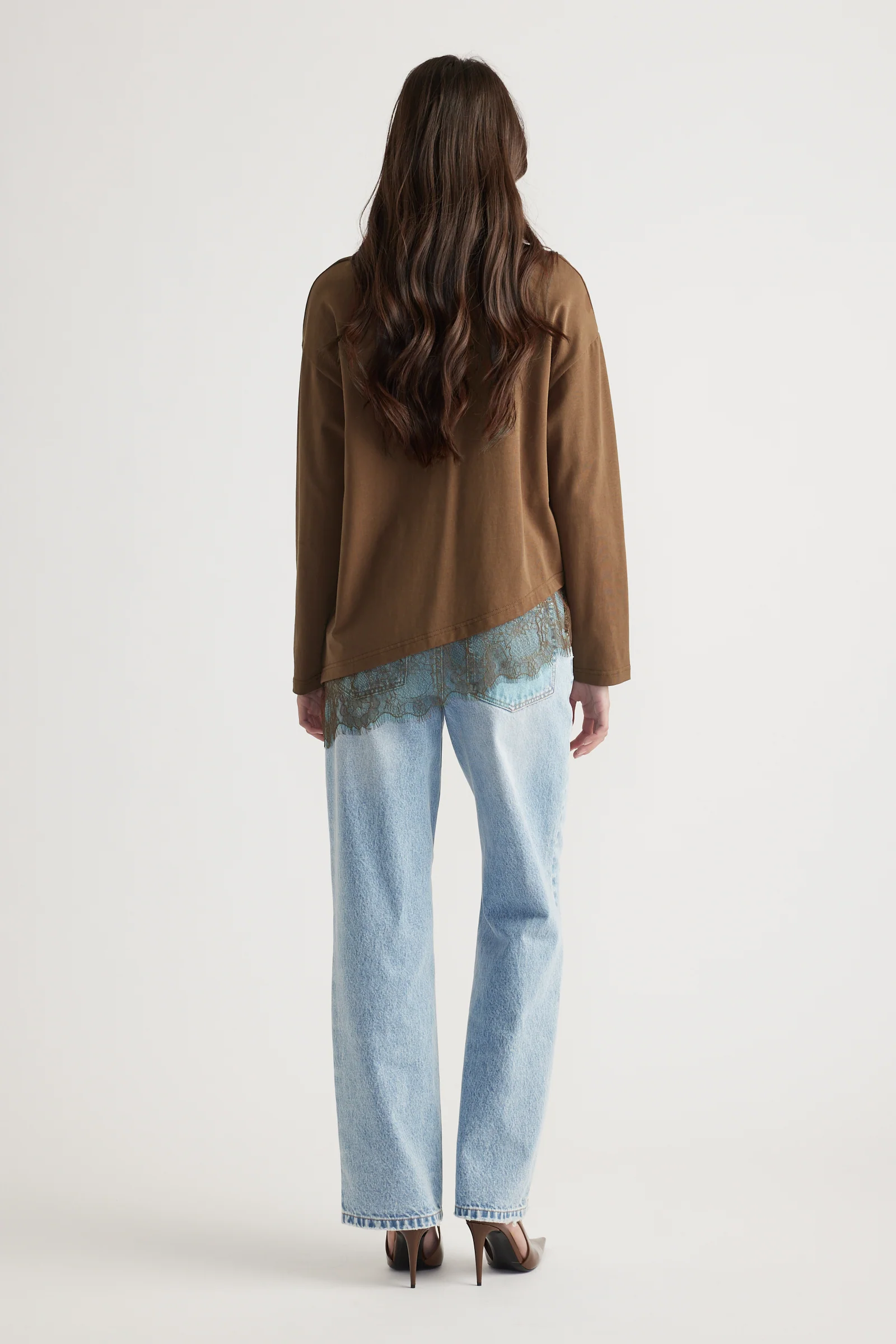 Sofia Lace Trim Long Sleeve - Image 3