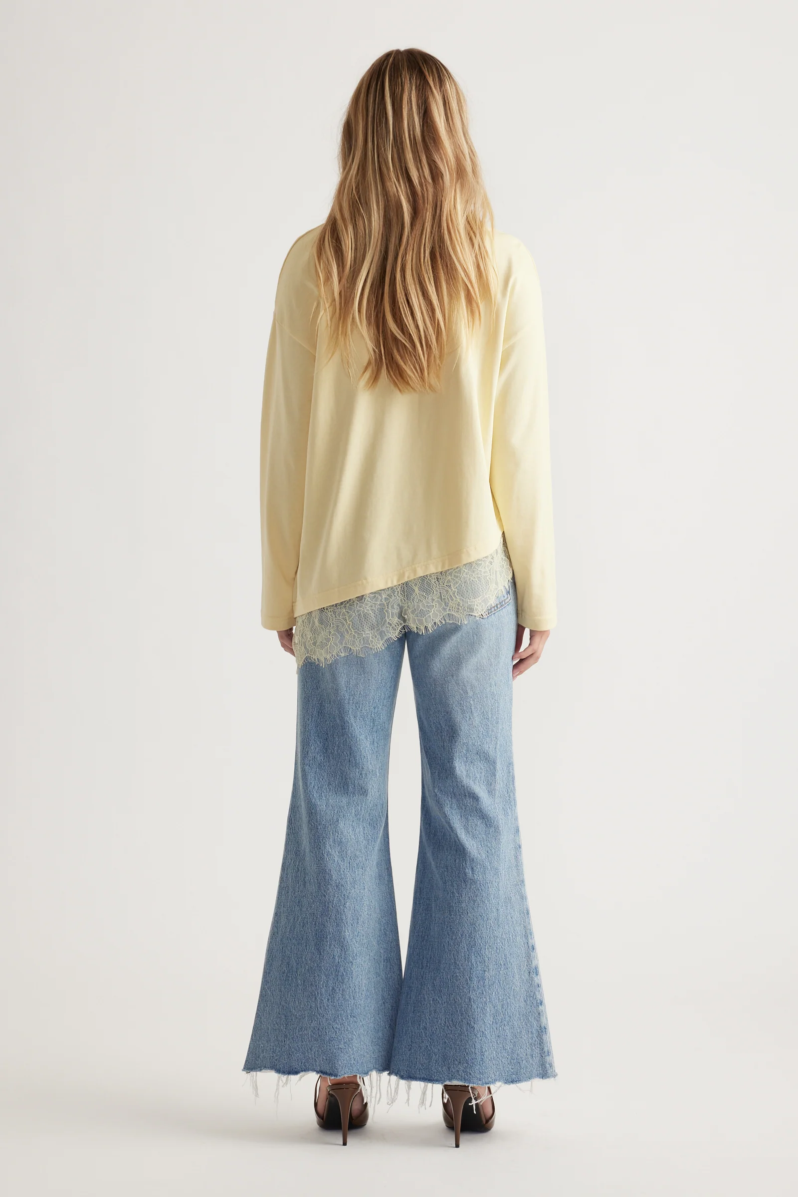 Sofia Lace Trim Long Sleeve - Image 3