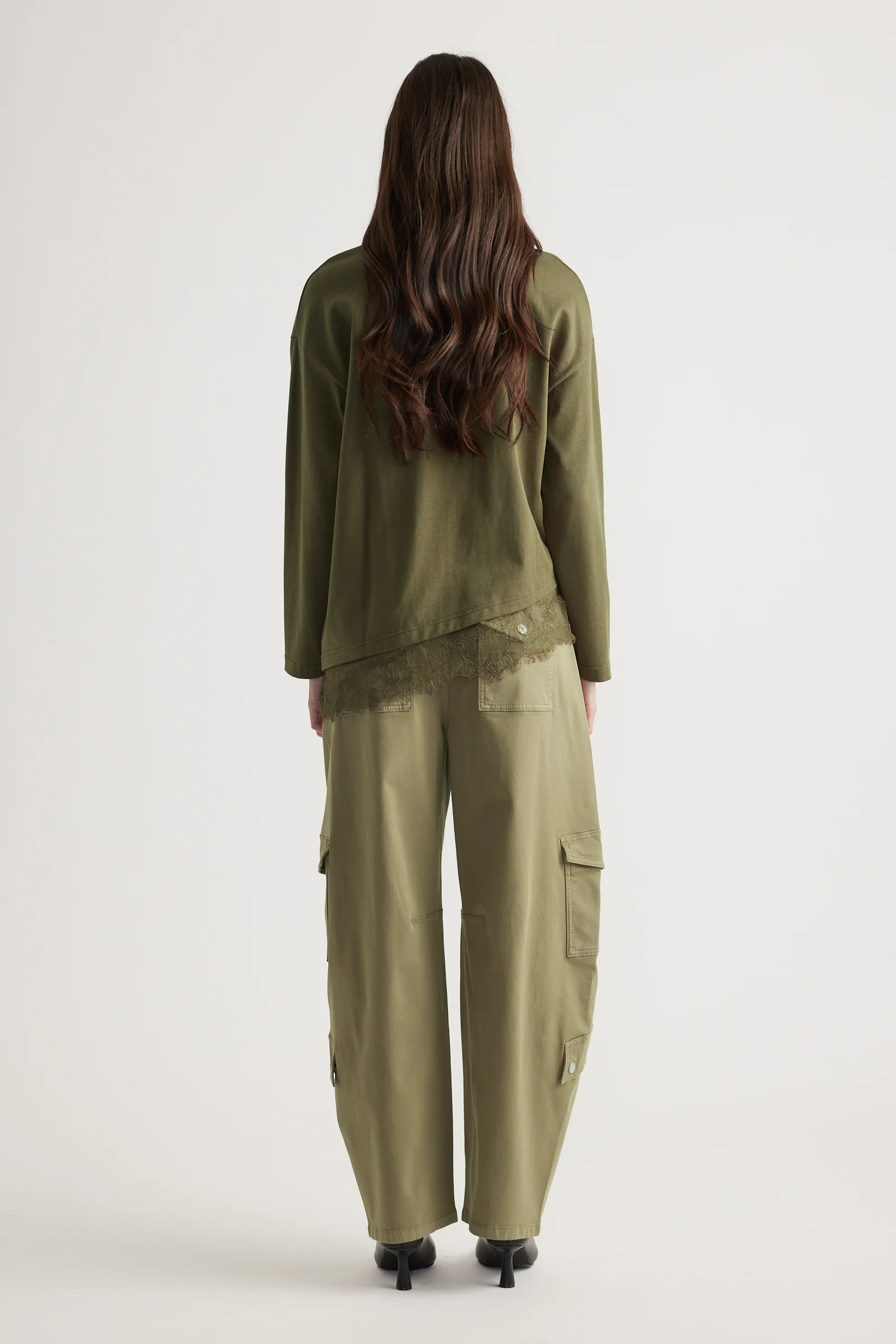 Sofia Lace Trim Long Sleeve - Image 3