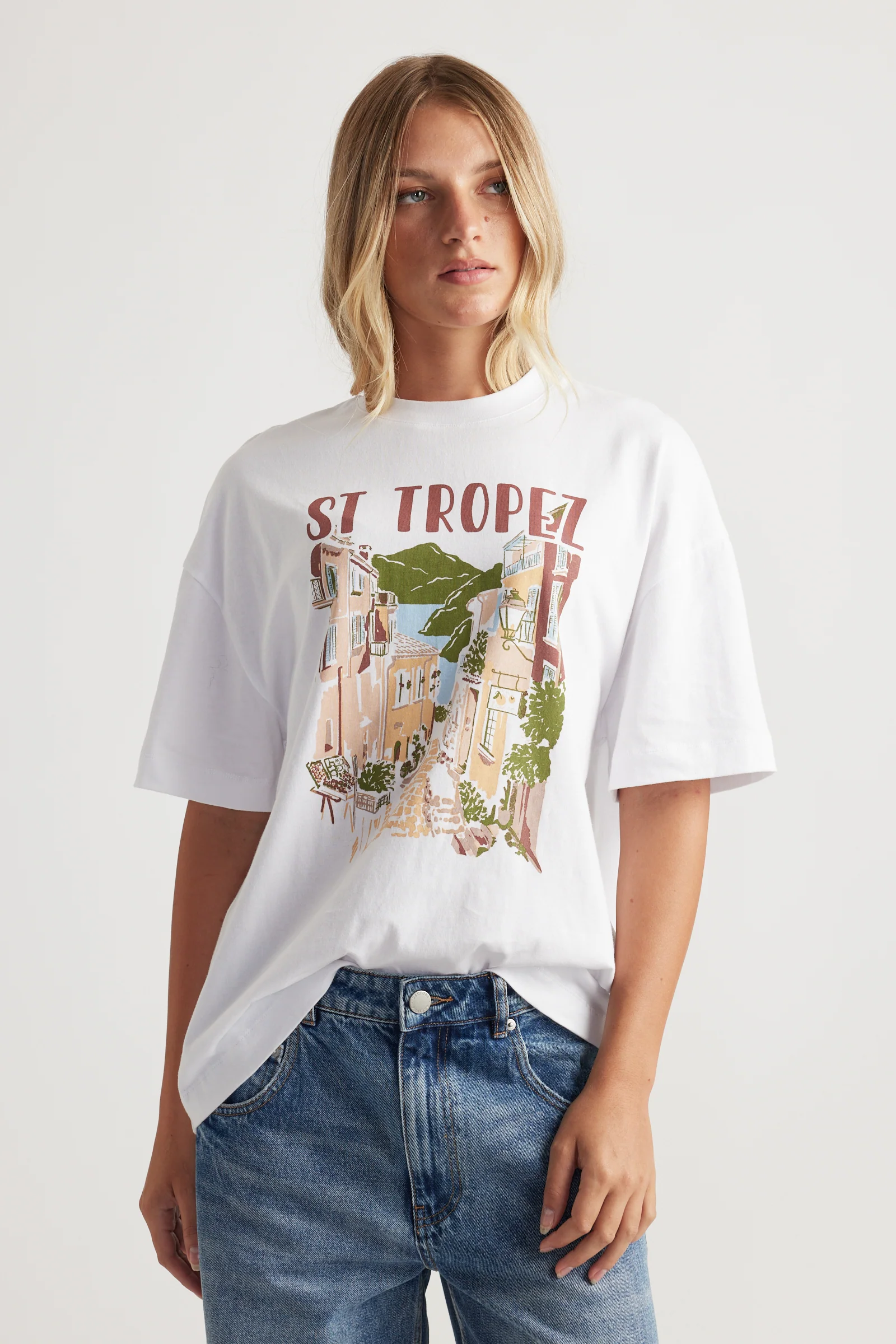 St Tropez Print Tee - Image 2