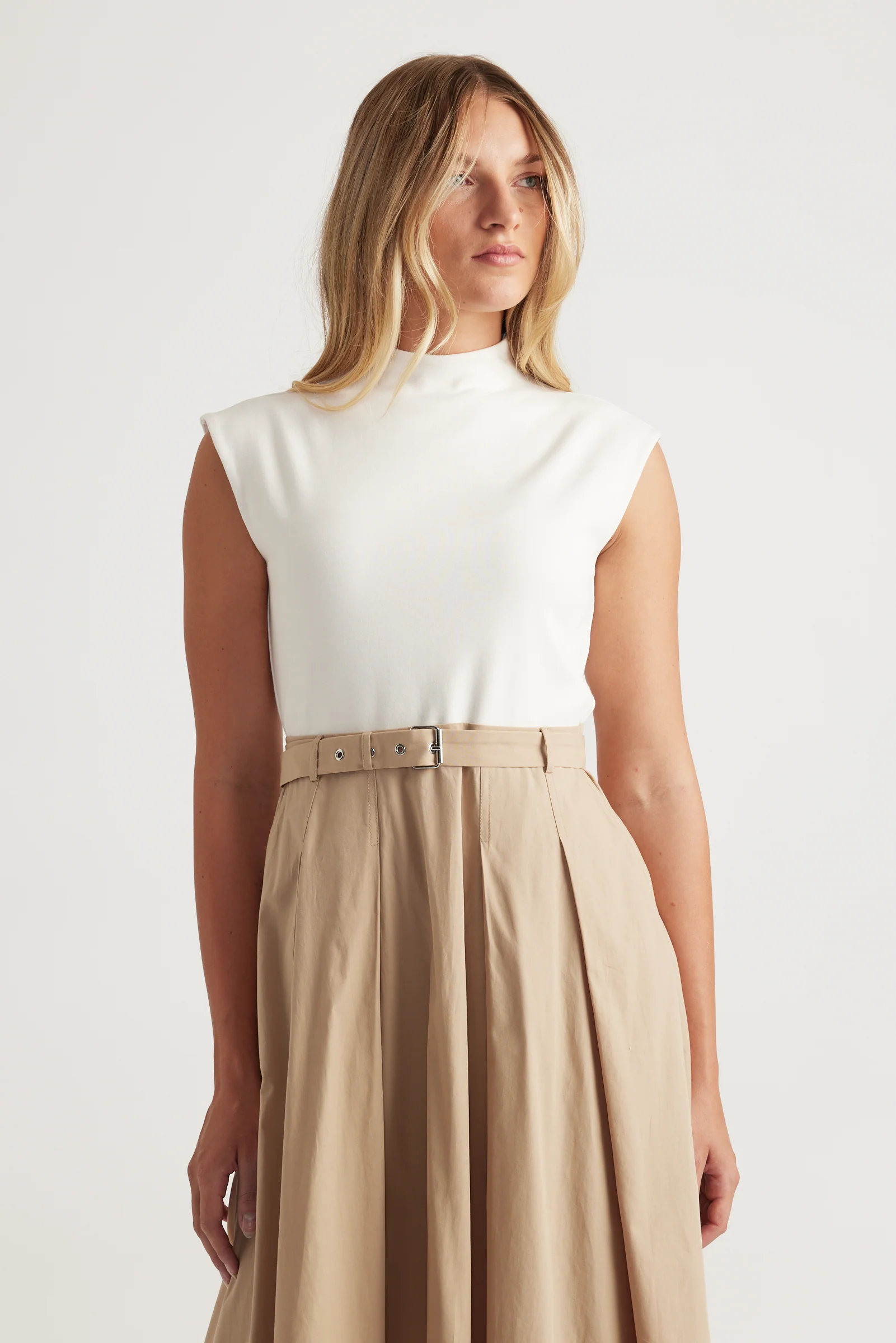 Stefanie Spliced Midi Dress - Image 2