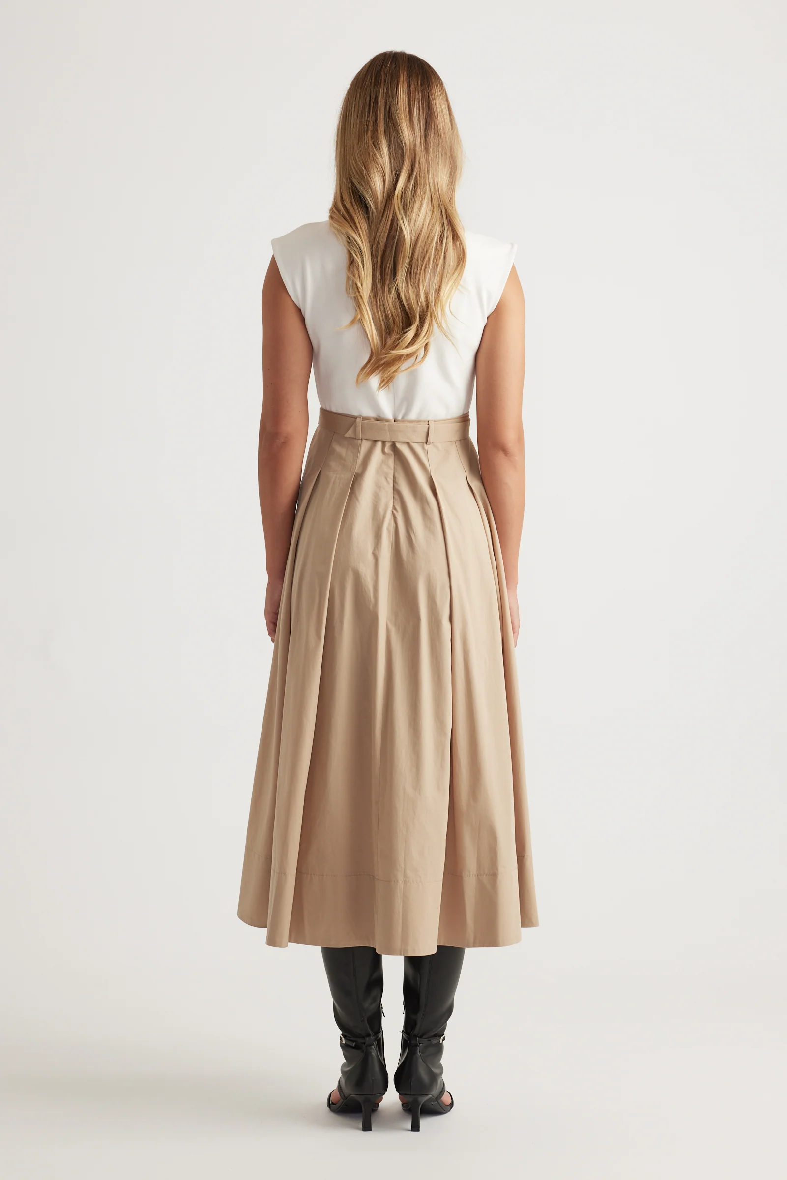 Stefanie Spliced Midi Dress - Image 3
