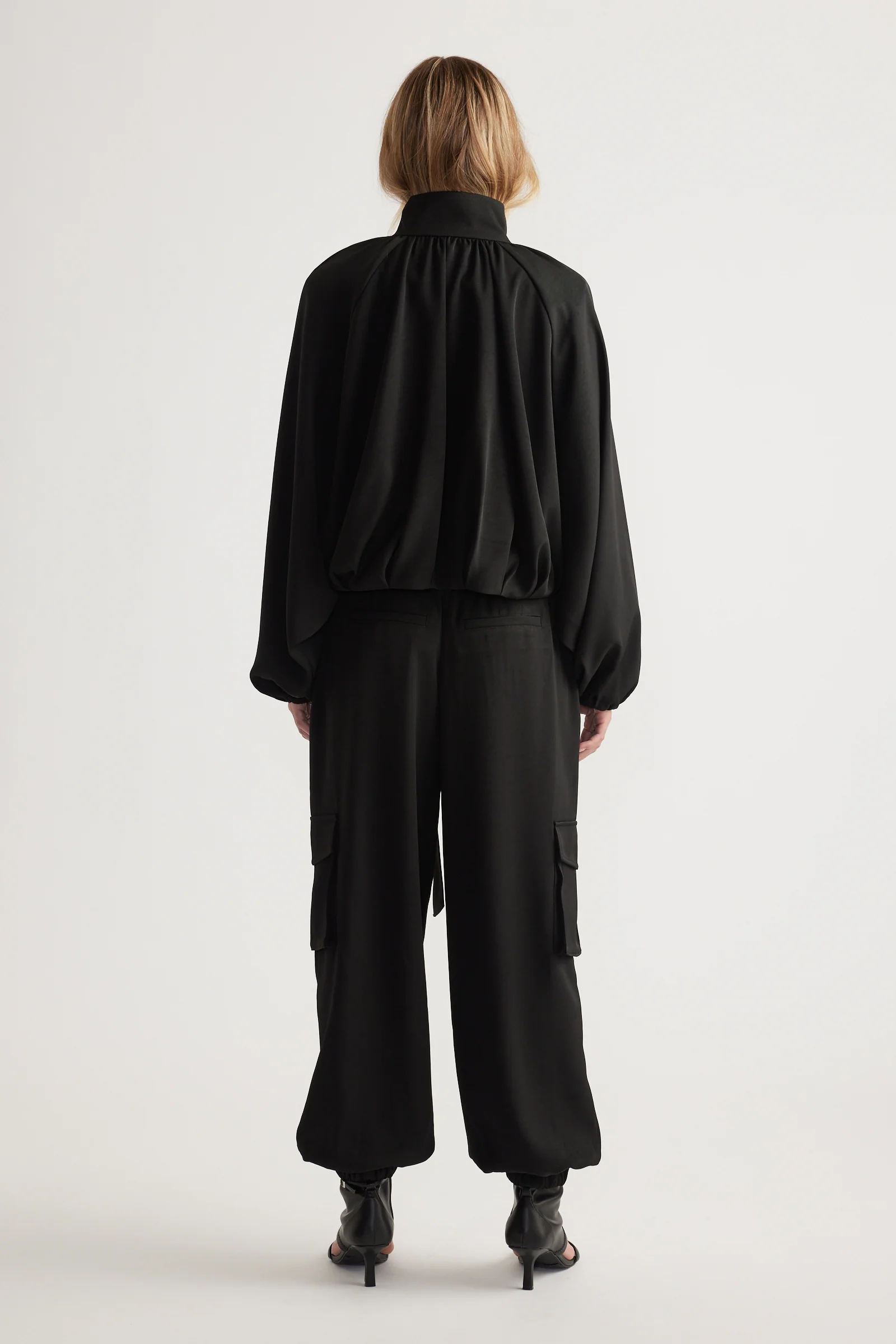 Stella Satin Cargo Pants - Image 3