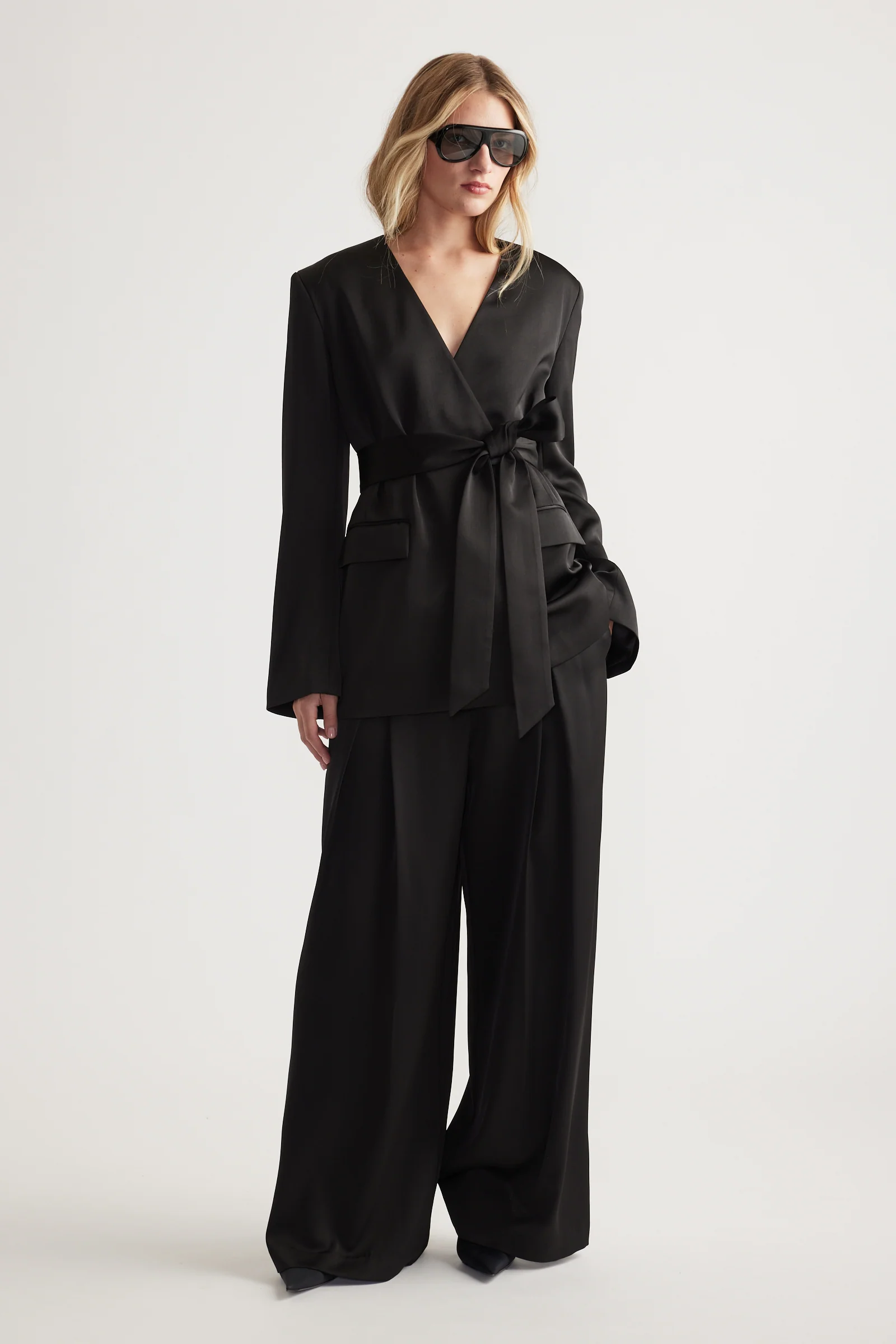 Sidney Satin Blazer