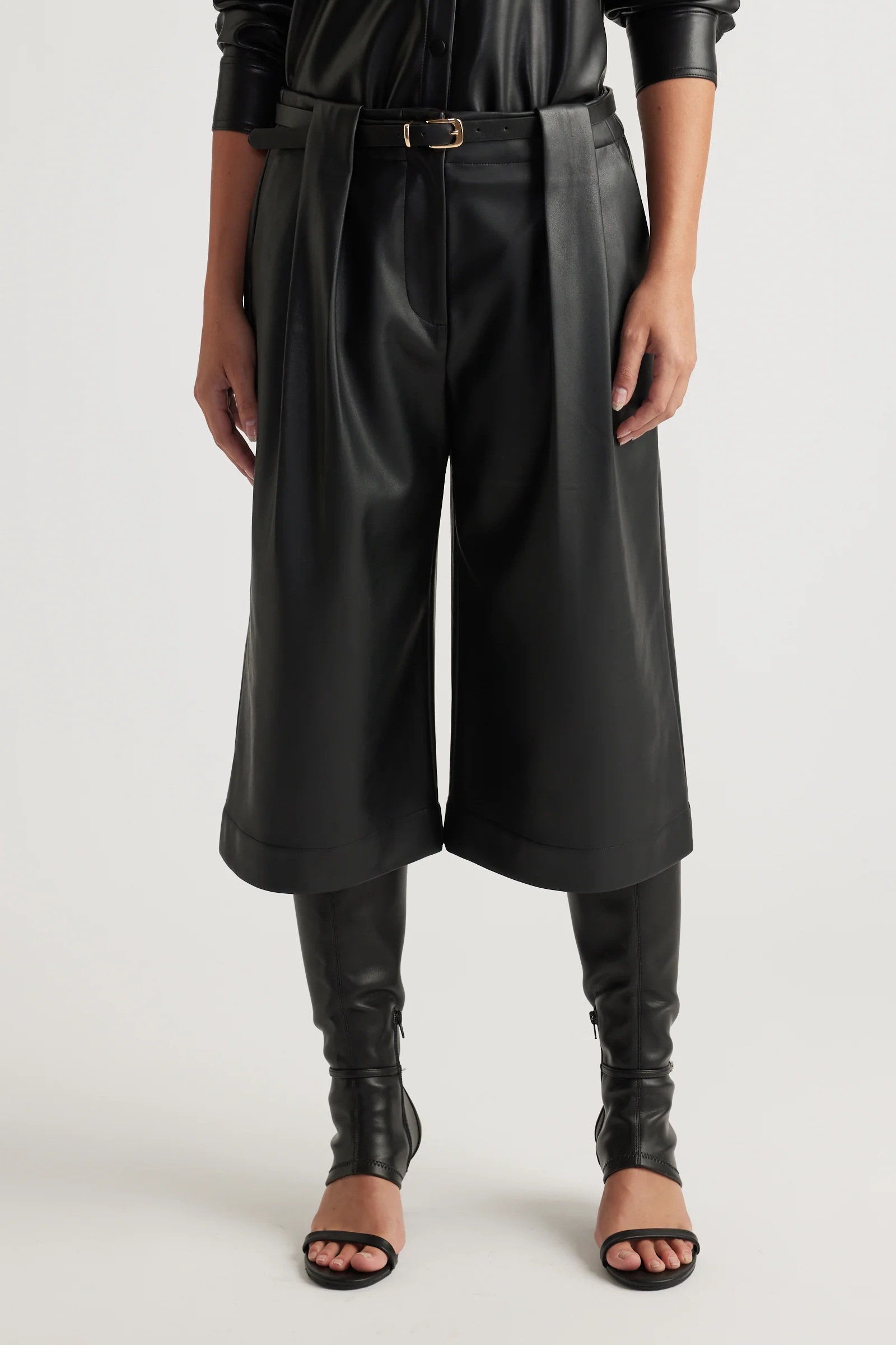 Tabitha Faux Leather Short - Image 2