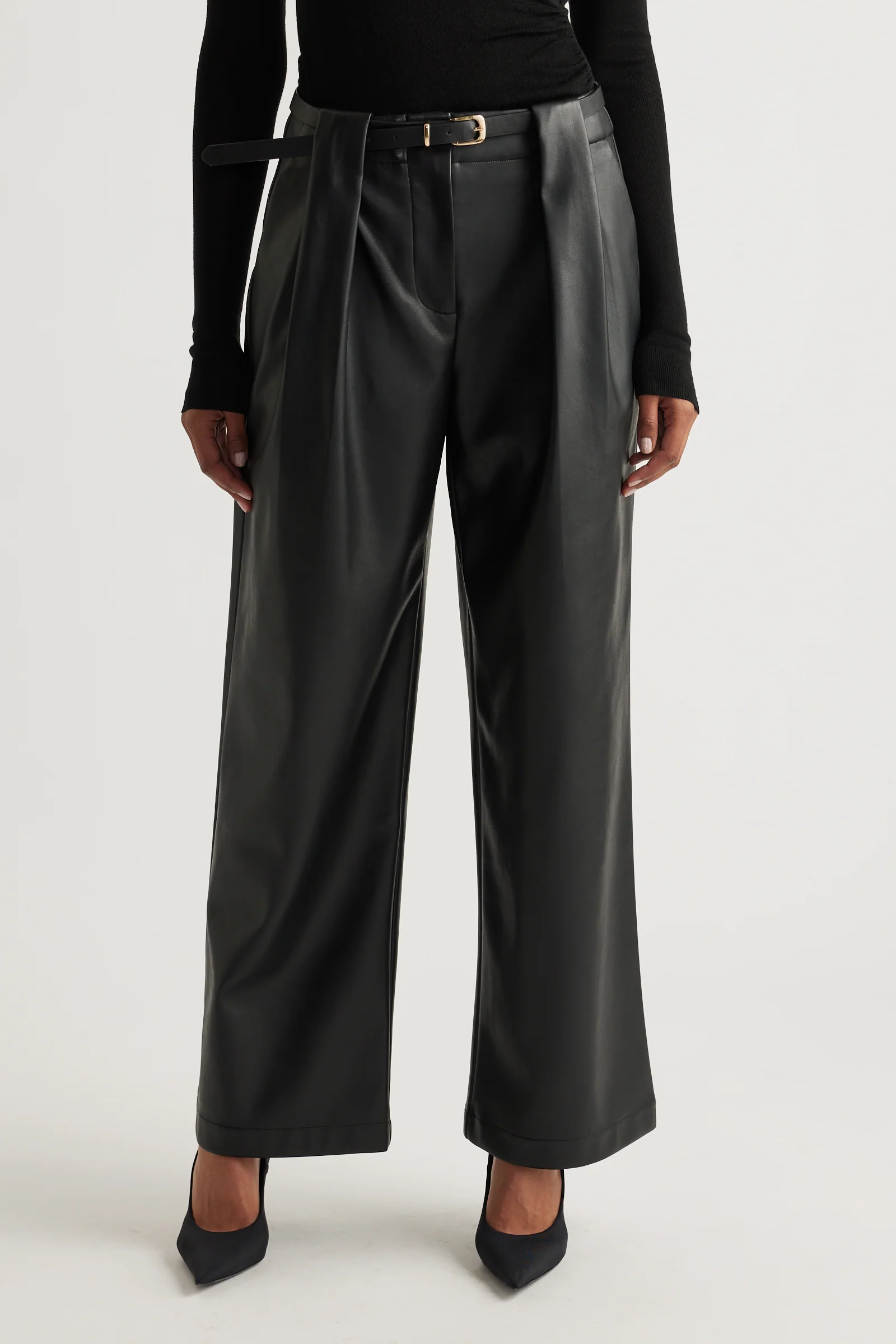 Tabitha Faux Leather Pants - Image 2