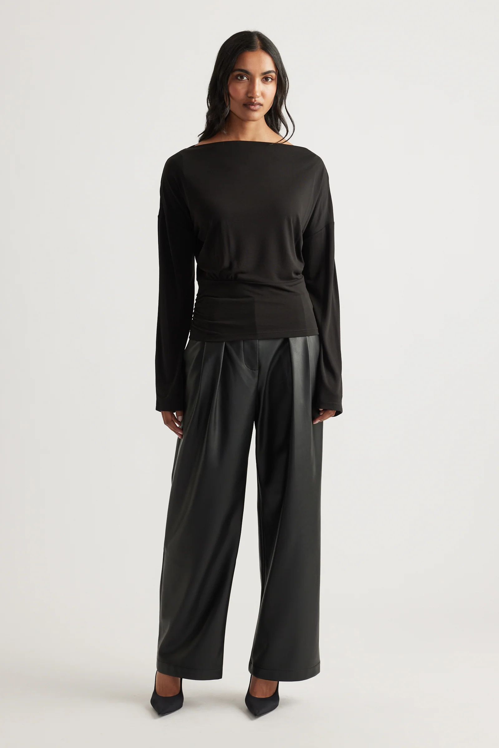 Tahlia Cinched Long Sleeve Top