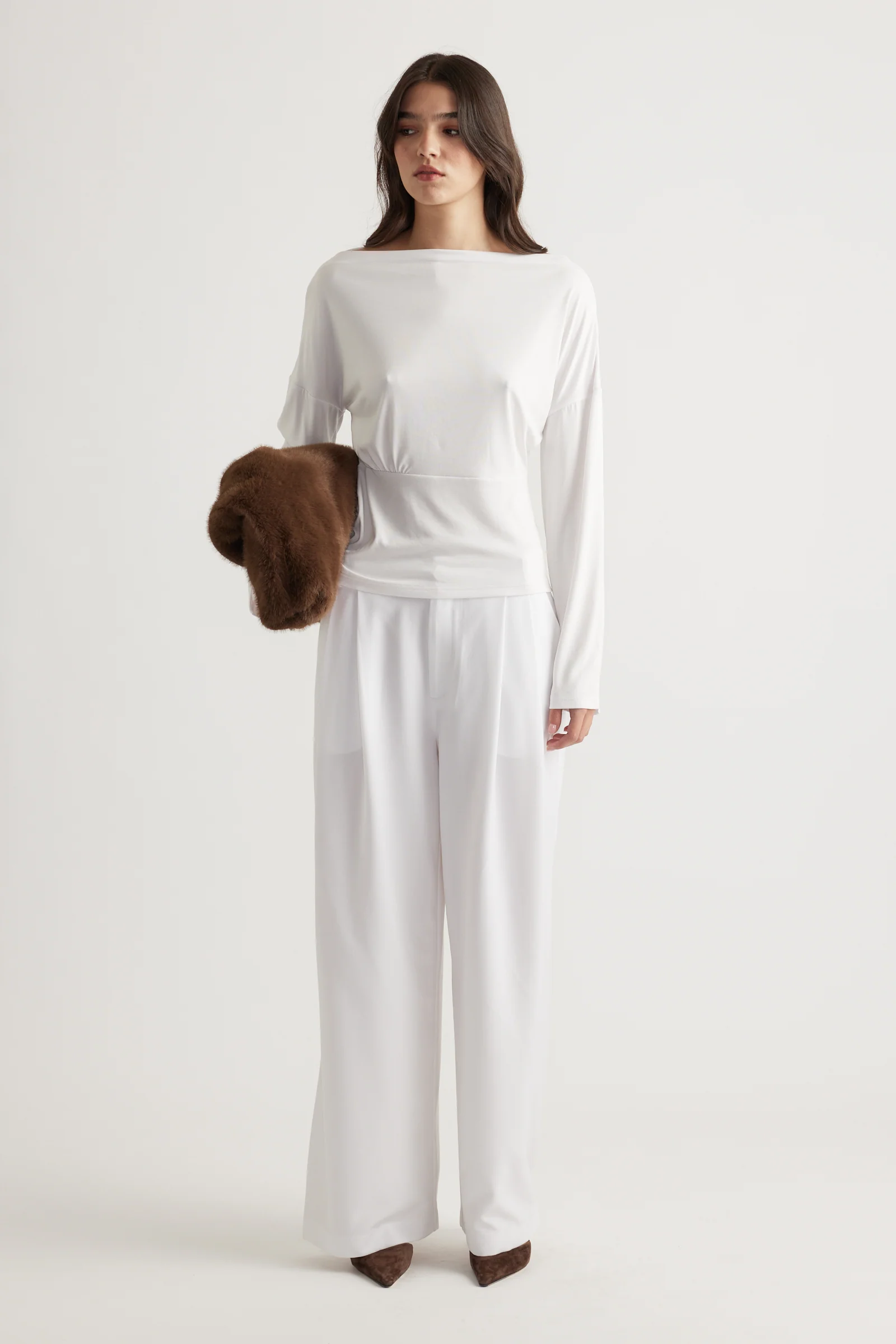 Tahlia Cinched Long Sleeve Top