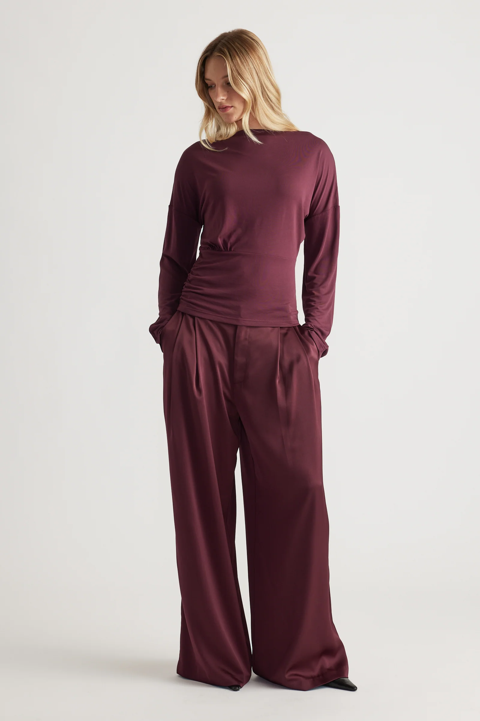 Tahlia Cinched Long Sleeve Top
