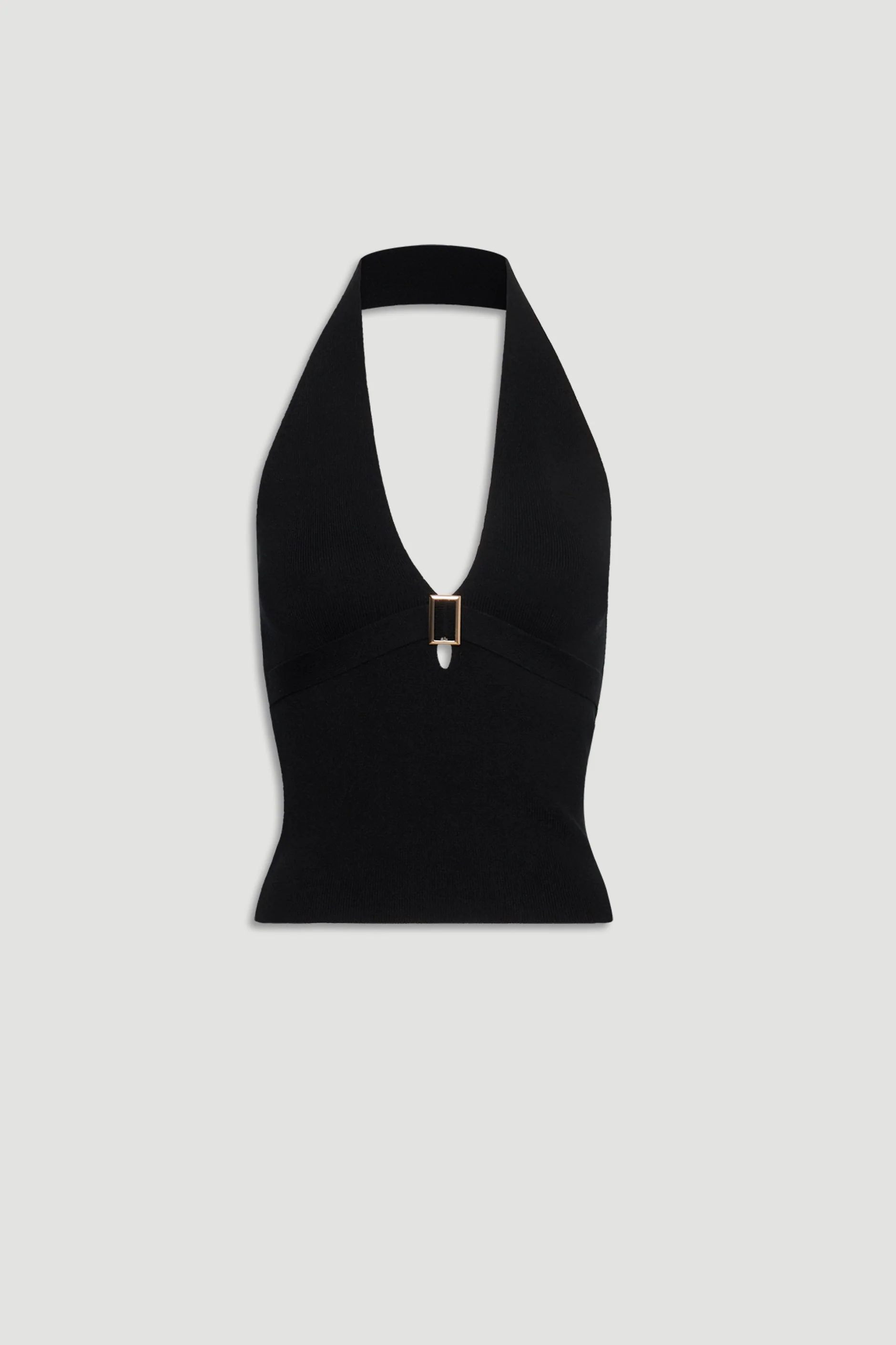 Tara Metal Detail Halter Tank - Image 4